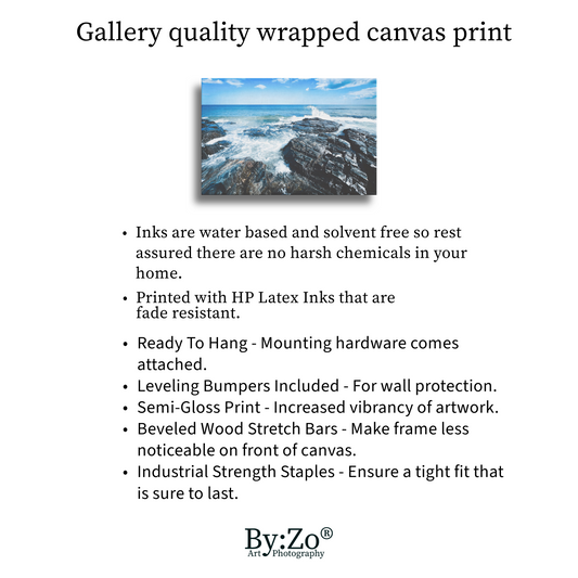 Wrapped Canvas, "Rugged Atlantic Coast" teelaunch