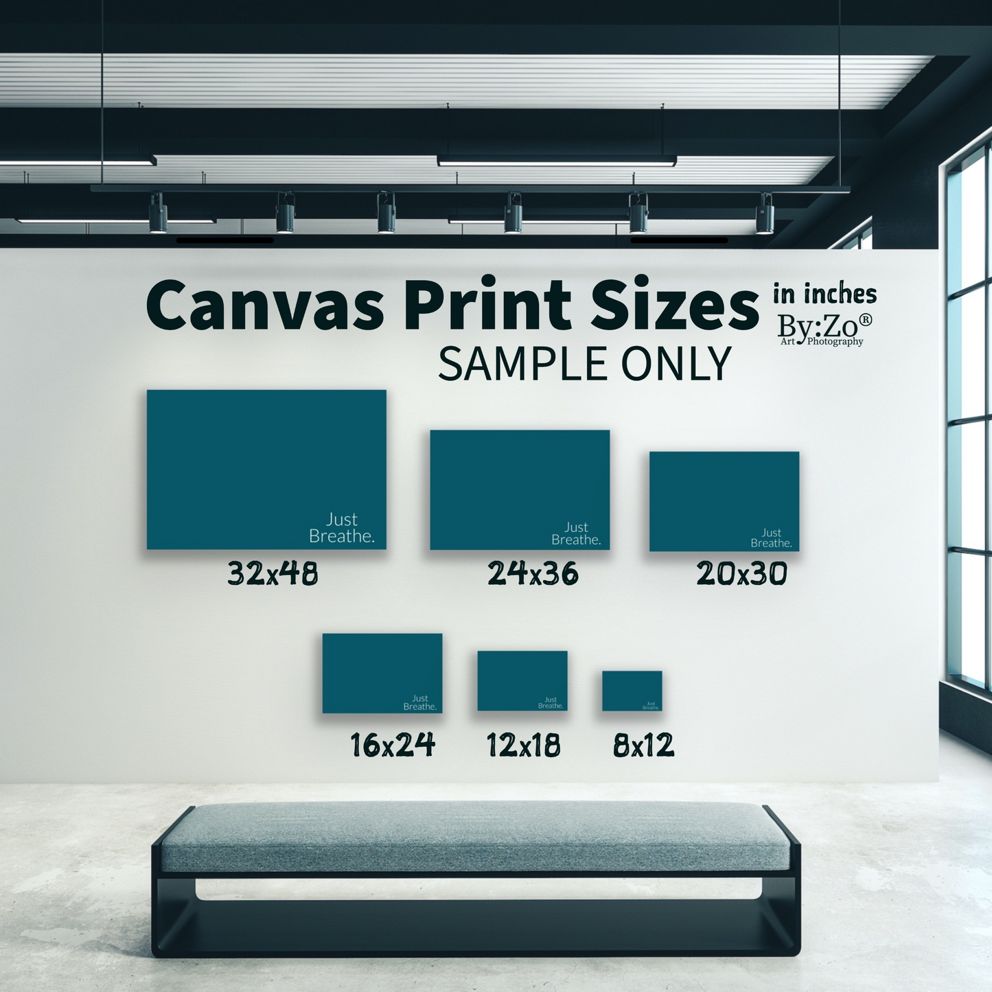 New York City in Gold and Gray on Wrapped Canvas - By:Zo