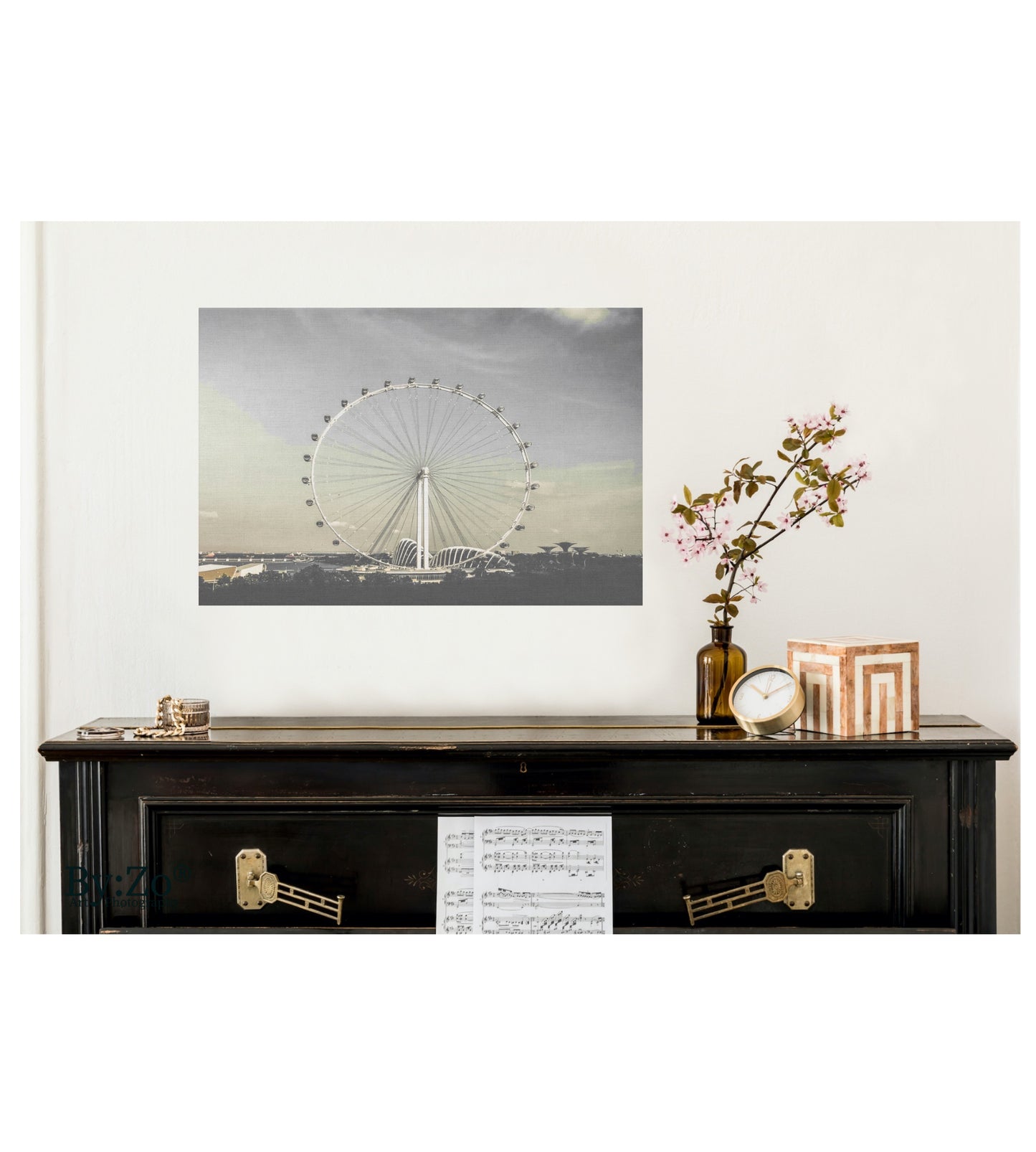 Singapore Flyer on Wrapped Canvas Print Original Photography - By:Zo