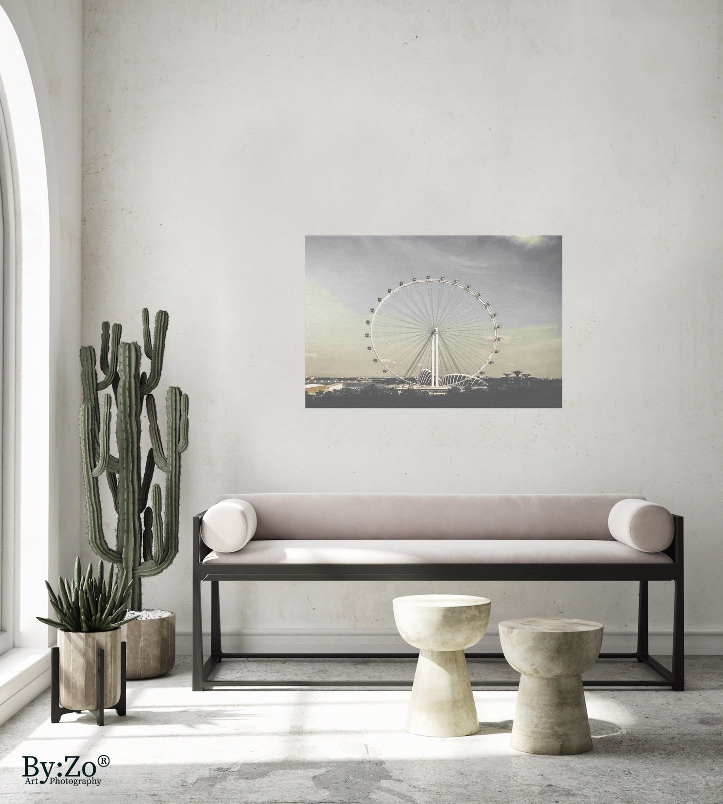 Singapore Flyer on Wrapped Canvas Print Original Photography - By:Zo