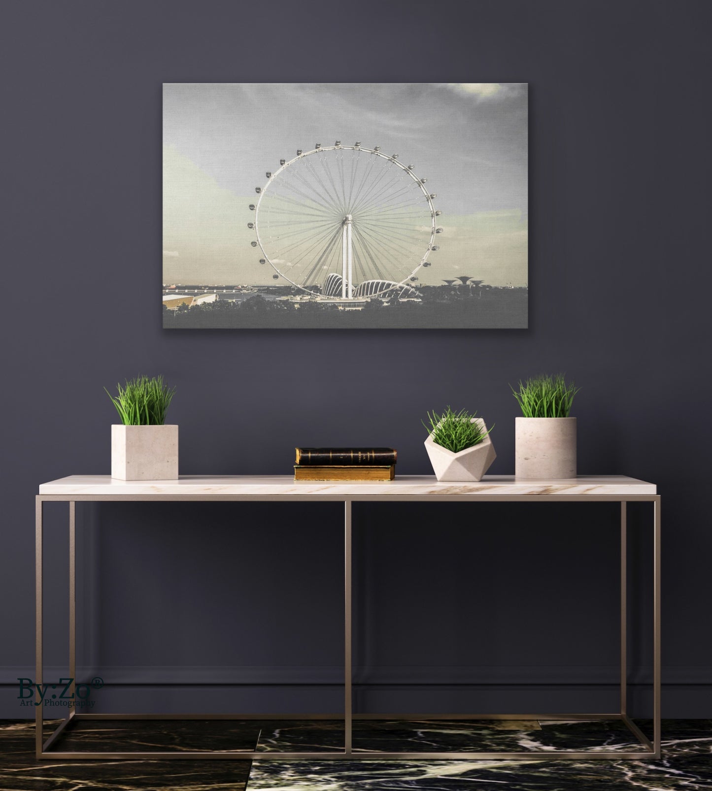 Singapore Flyer on Wrapped Canvas Print Original Photography - By:Zo