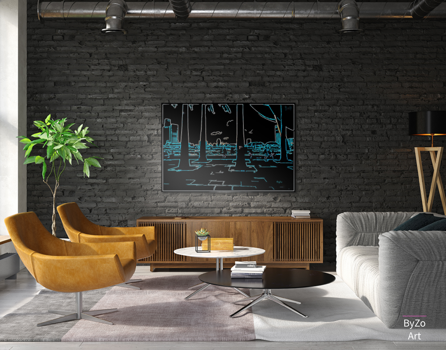 Sunset In Singapore - Original Photography And Digital Art  Giclee Canvas Print Pictorem.com for ByZo Art