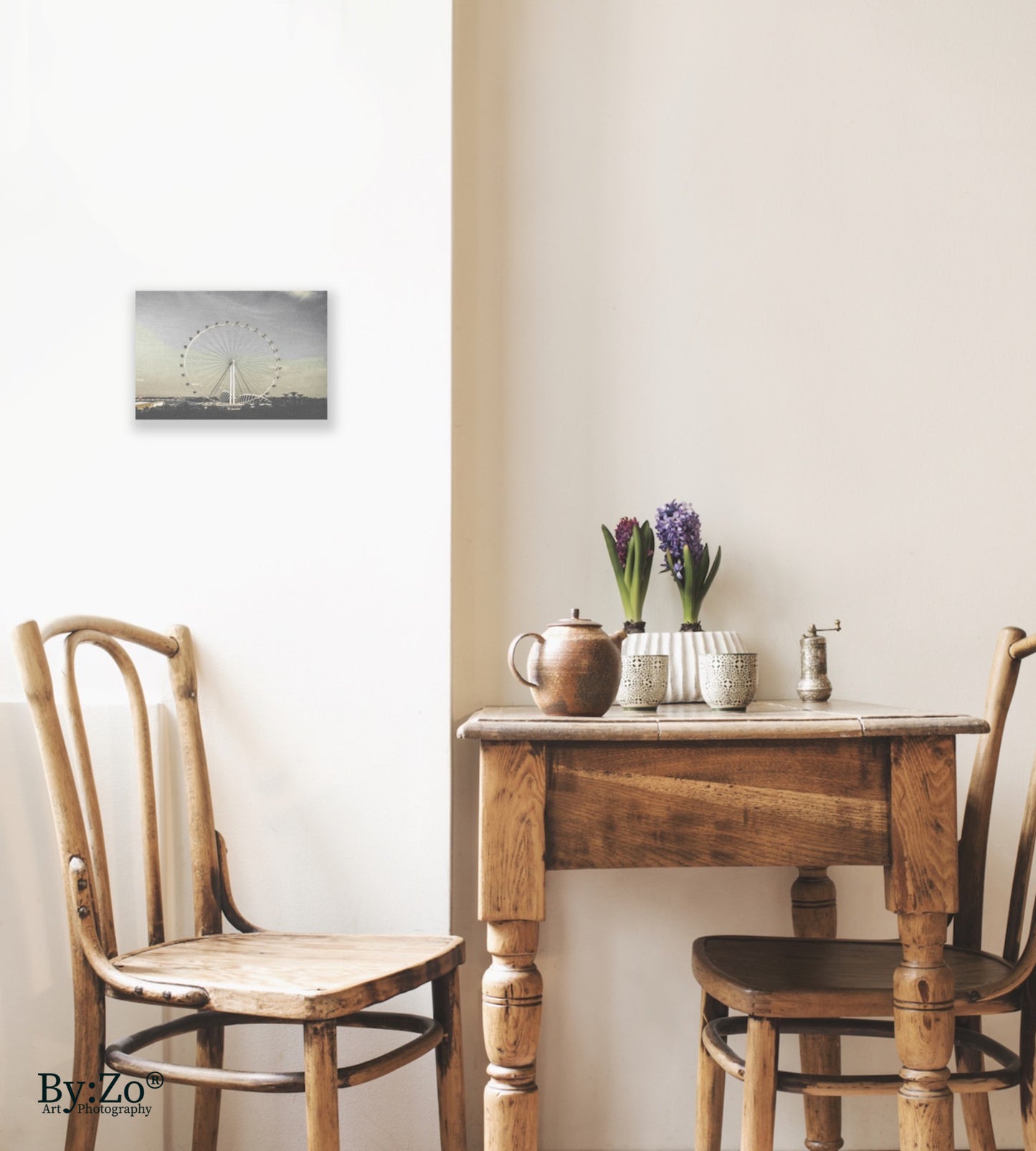 Singapore Flyer on Wrapped Canvas Print Original Photography - By:Zo