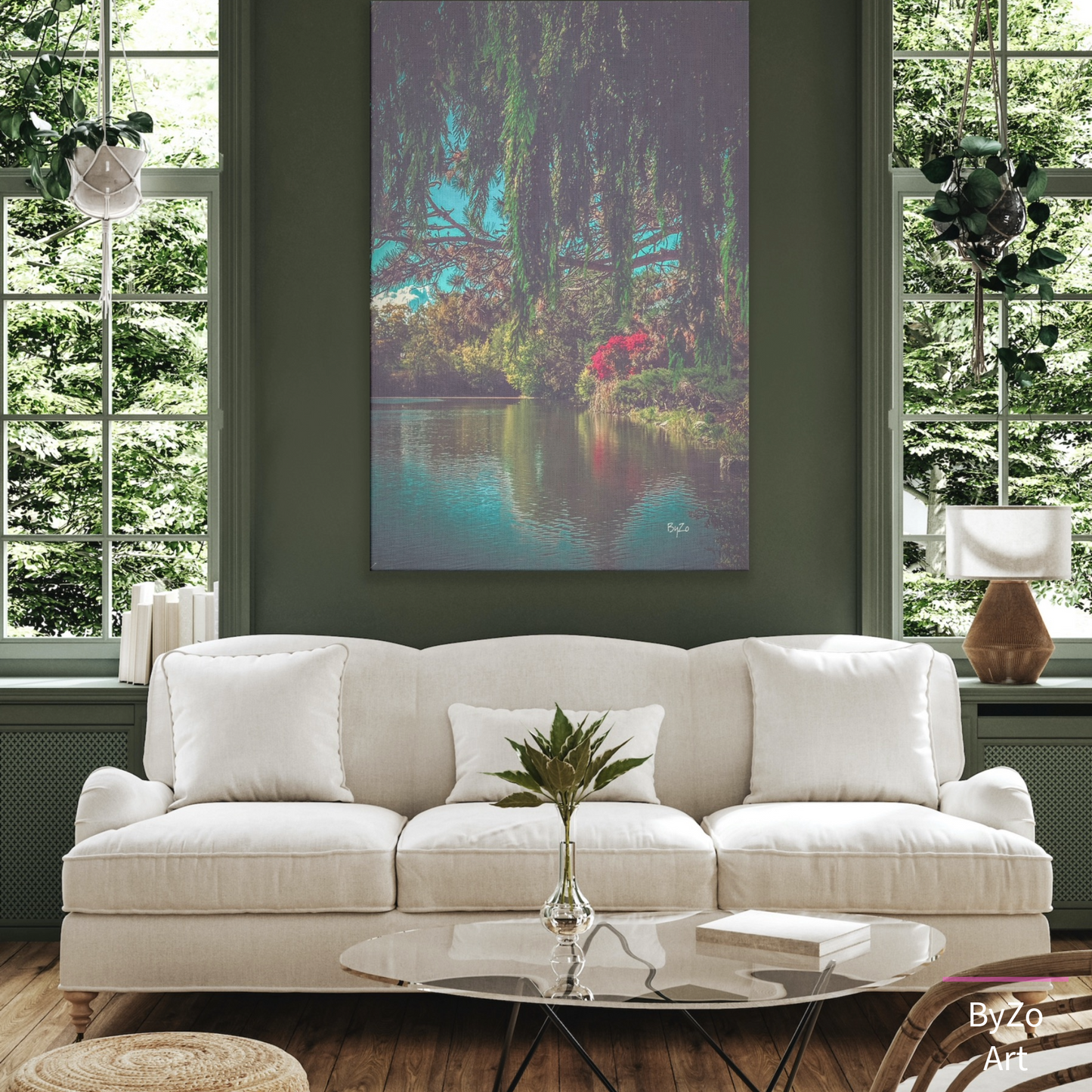 Canvas Print "Autumn Reflections" ByZo Art Photography teelaunch