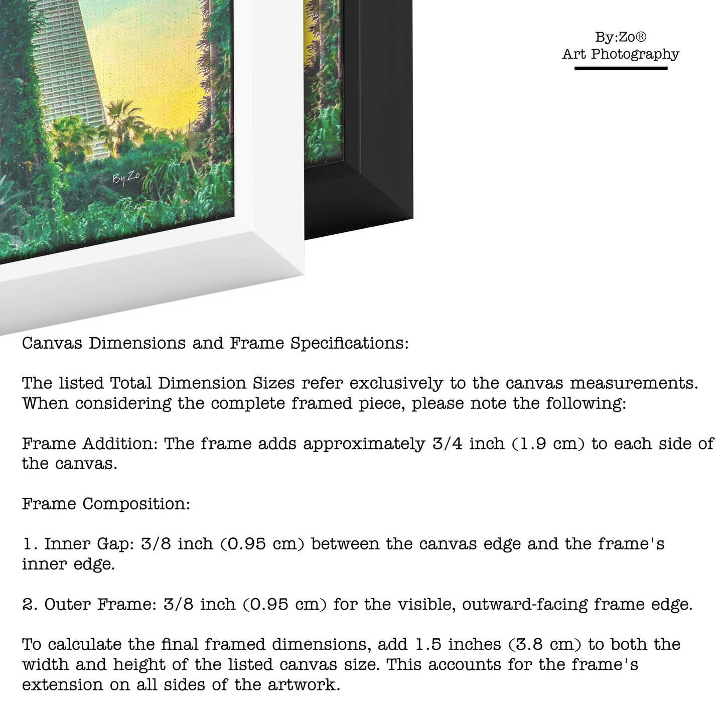 Floater Framed Canvas / Singapore Sunset at Gardens by the Bay/Original Fine Art Photography teelaunch By:Zo®