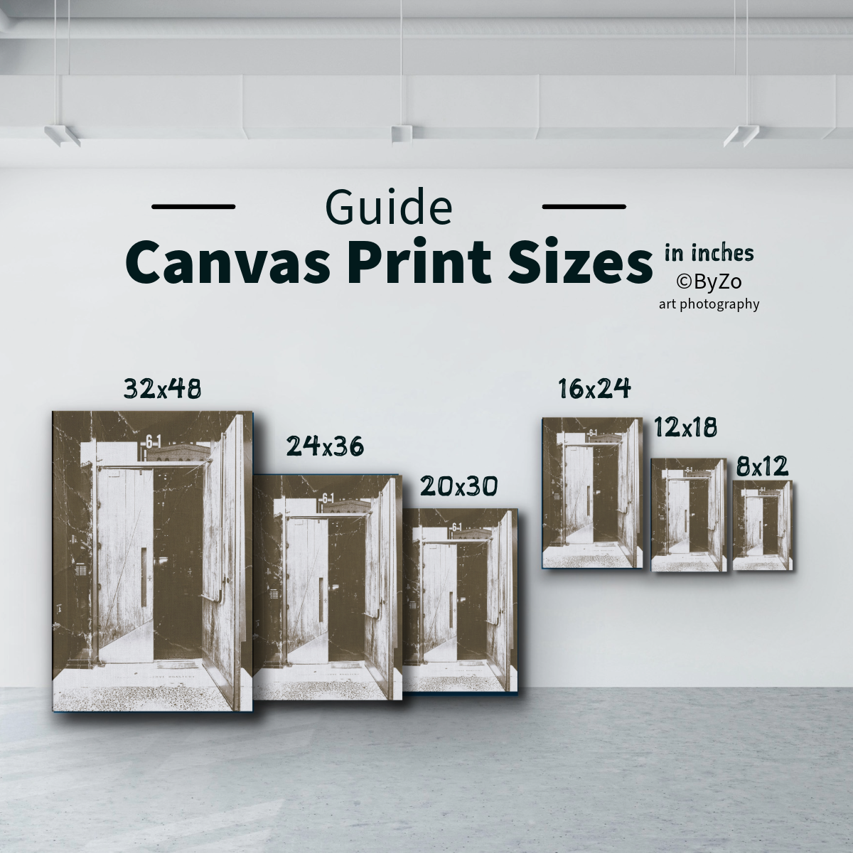 Wrapped Canvas "The Charm of a City That Never Sleeps, One Door at a Time" NYC teelaunch