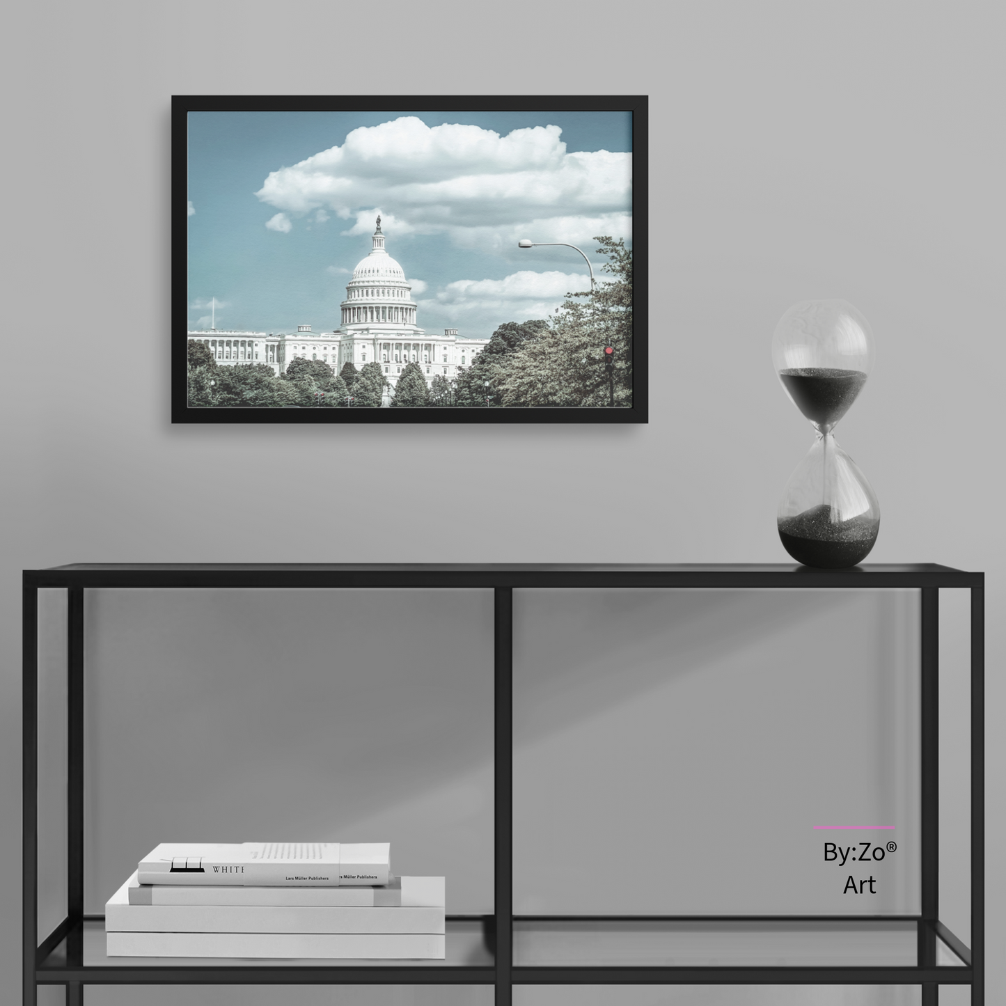 Framed Archival Semi-Gloss Paper, Original "The Capitol" Art Photography teelaunch