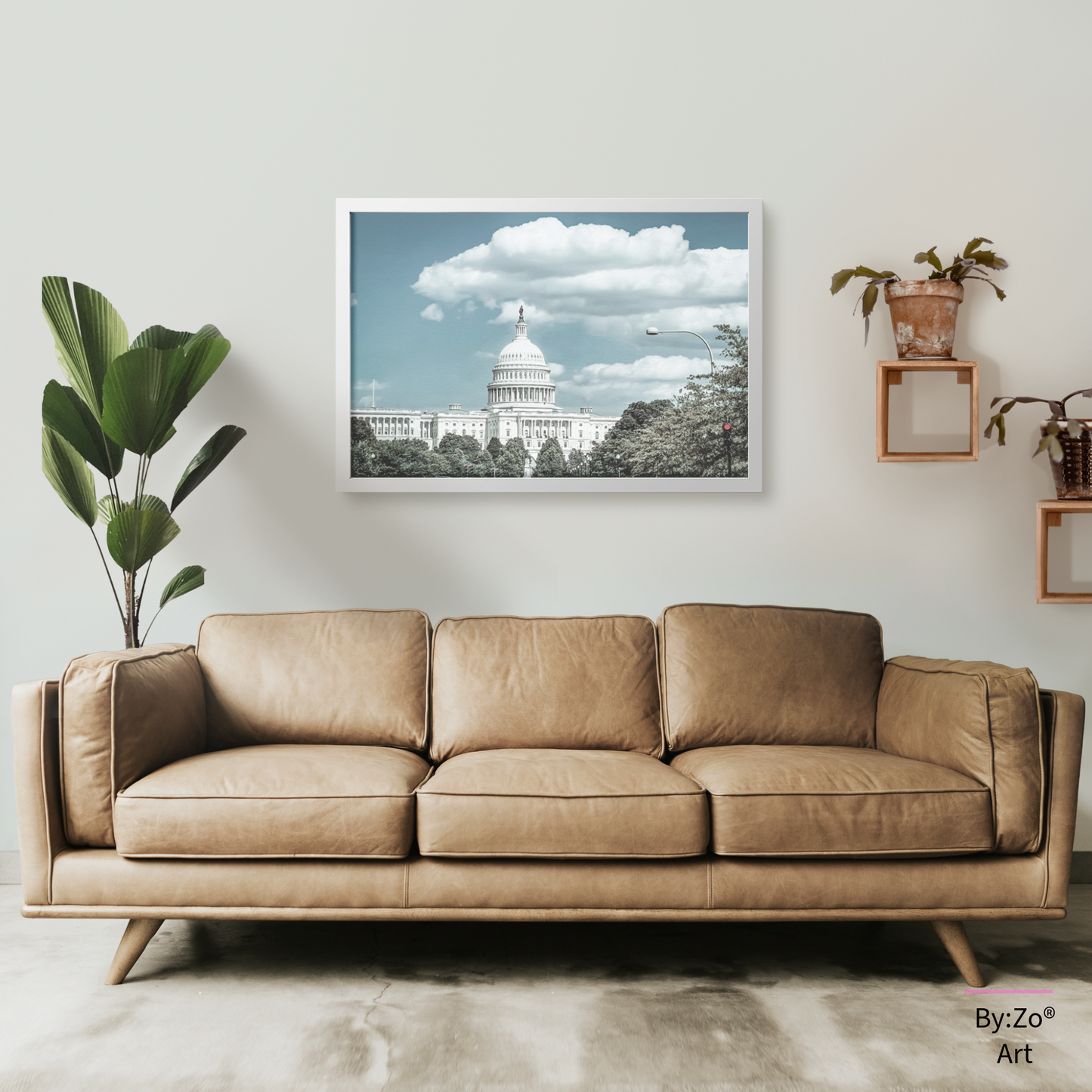 Framed Archival Semi-Gloss Paper, Original "The Capitol" Art Photography teelaunch