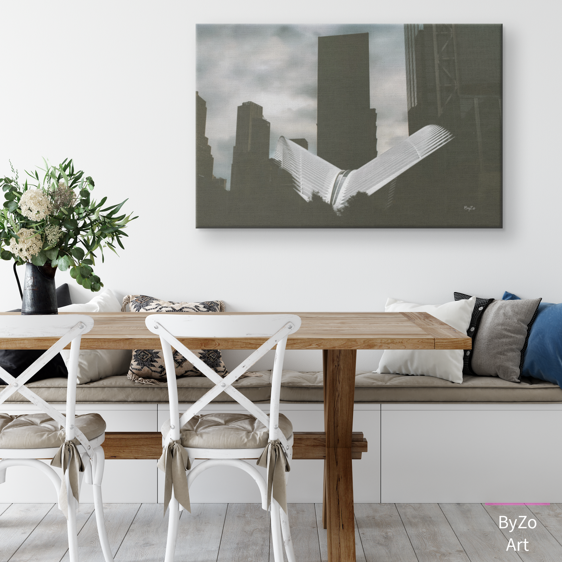 Oculus Wrapped Canvas Print | New York Landmark teelaunch By:Zo