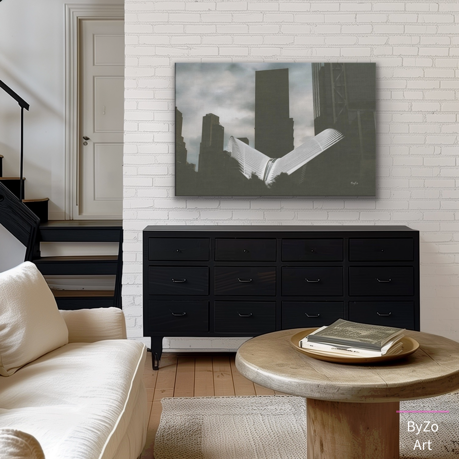 Oculus Wrapped Canvas Print | New York Landmark teelaunch By:Zo