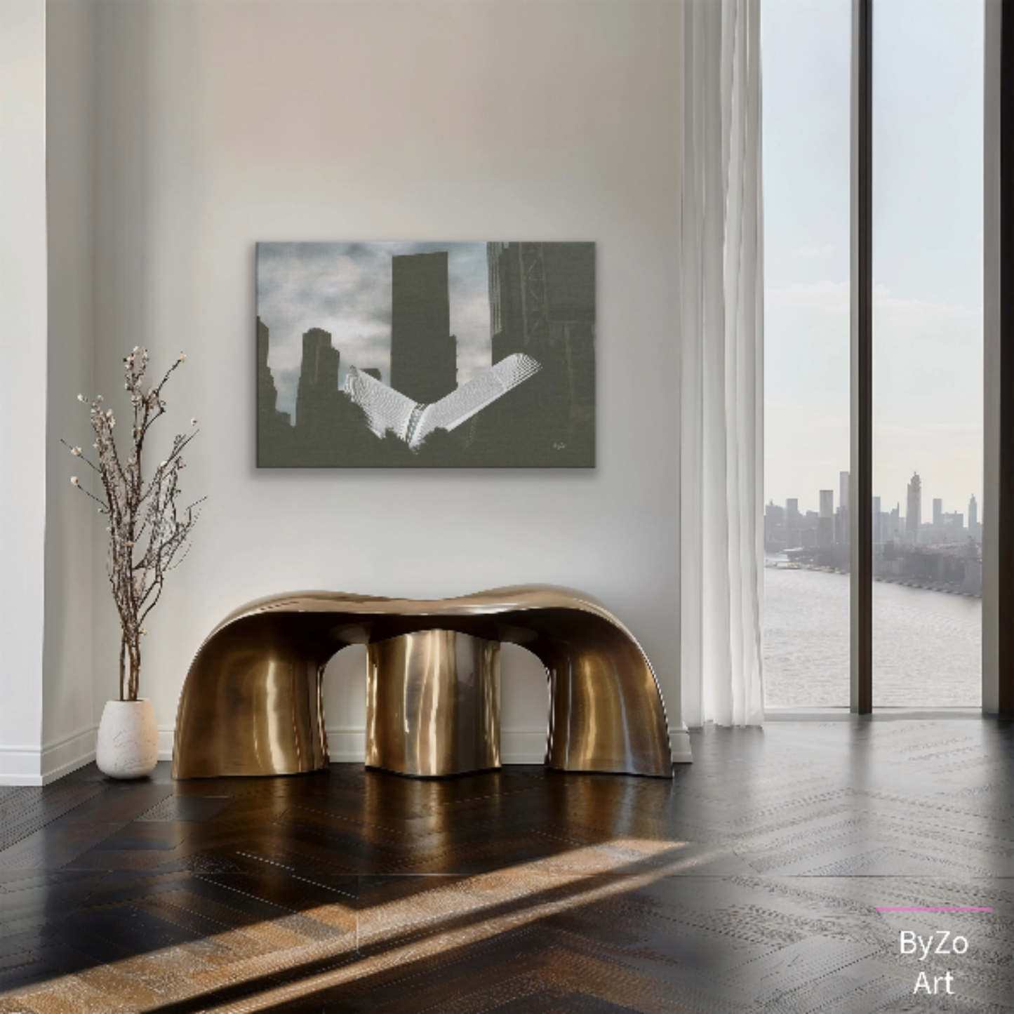 Oculus Wrapped Canvas Print | New York Landmark teelaunch By:Zo