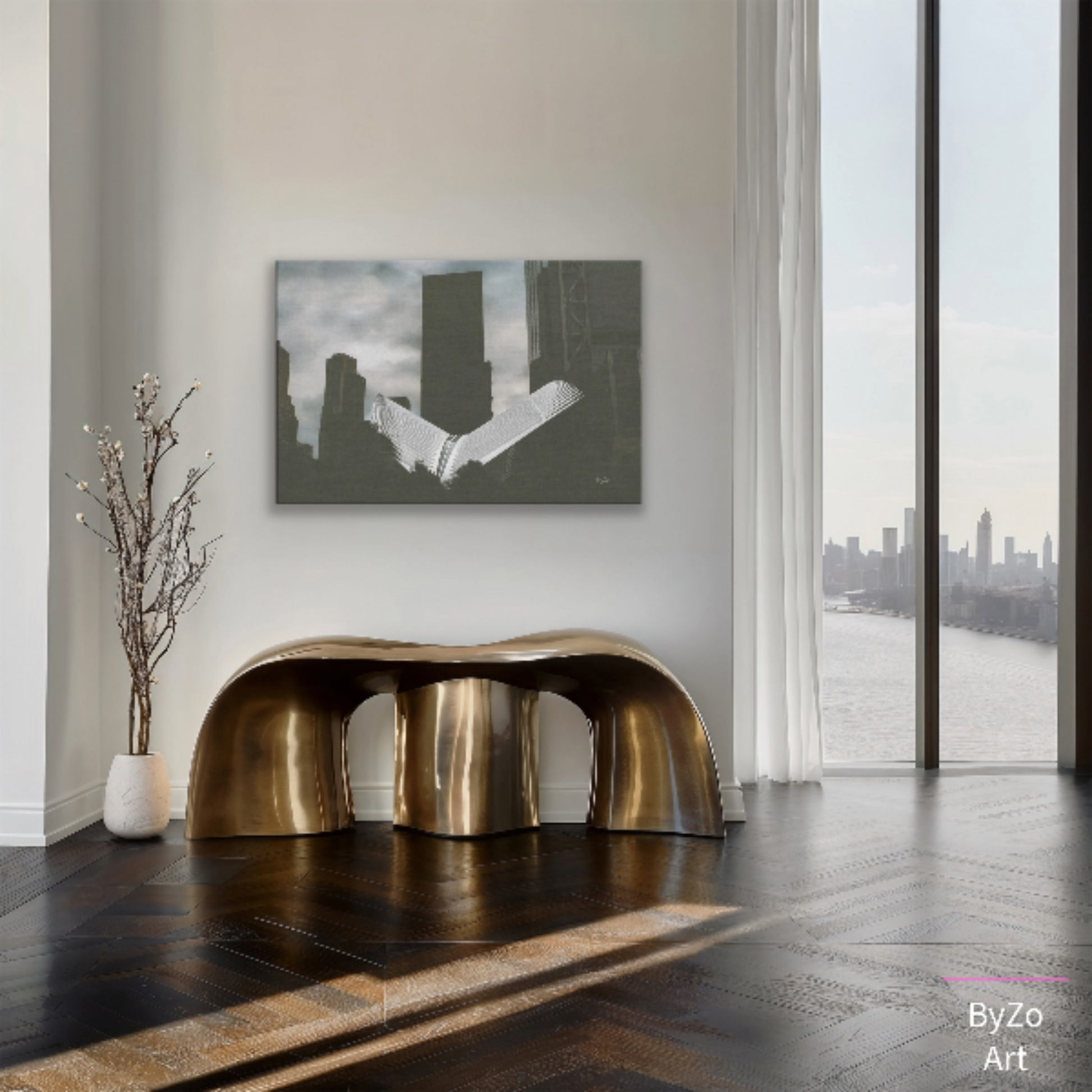 Oculus Wrapped Canvas Print | New York Landmark teelaunch By:Zo