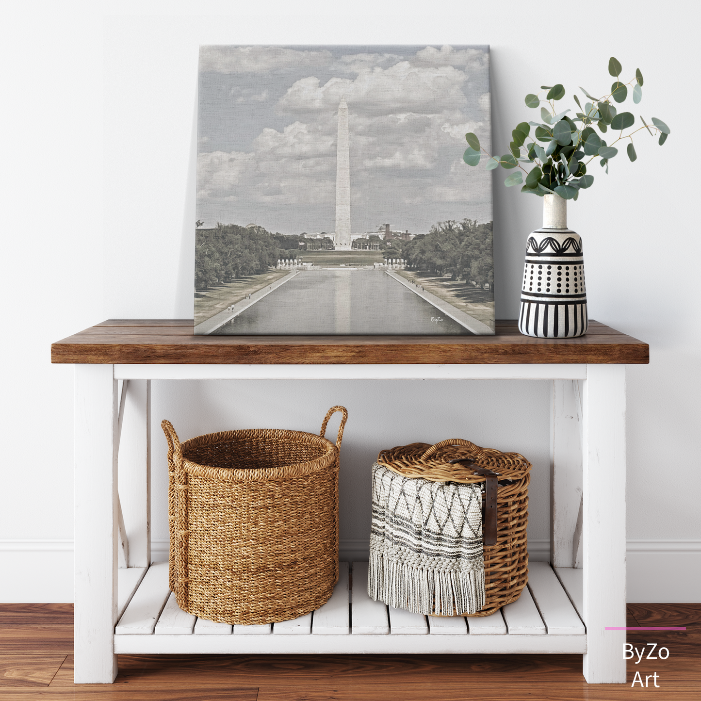 Washington Monument DC, Square Canvas ByZo Art Photography teelaunch