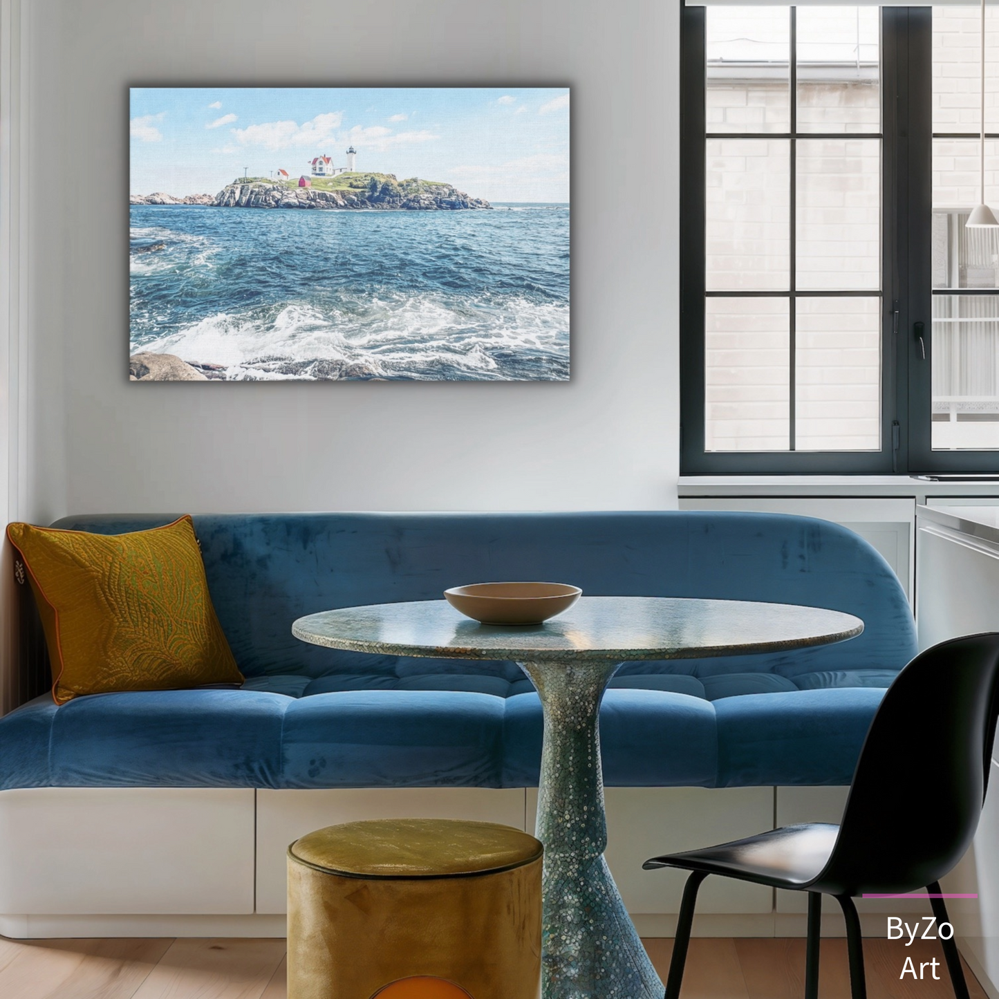 Wrapped Canvas, "The Nubble Lighthouse" Art Photography teelaunch By:Zo