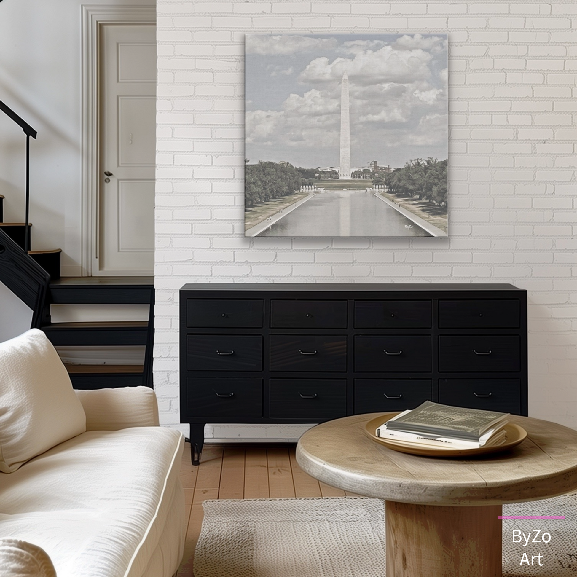 Washington Monument DC, Square Canvas ByZo Art Photography teelaunch