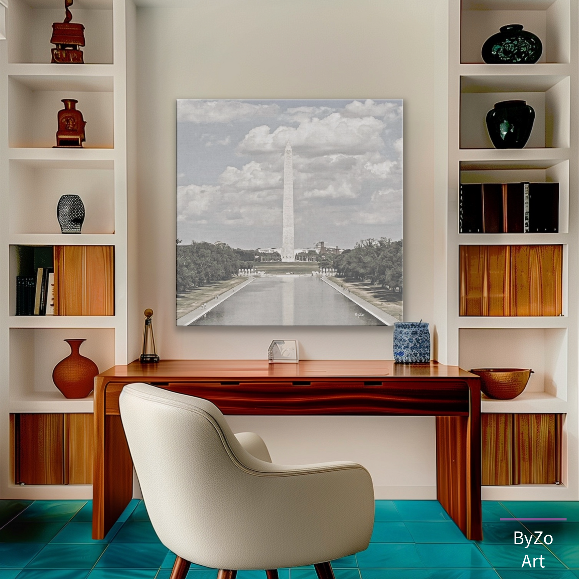 Washington Monument DC, Square Canvas ByZo Art Photography teelaunch
