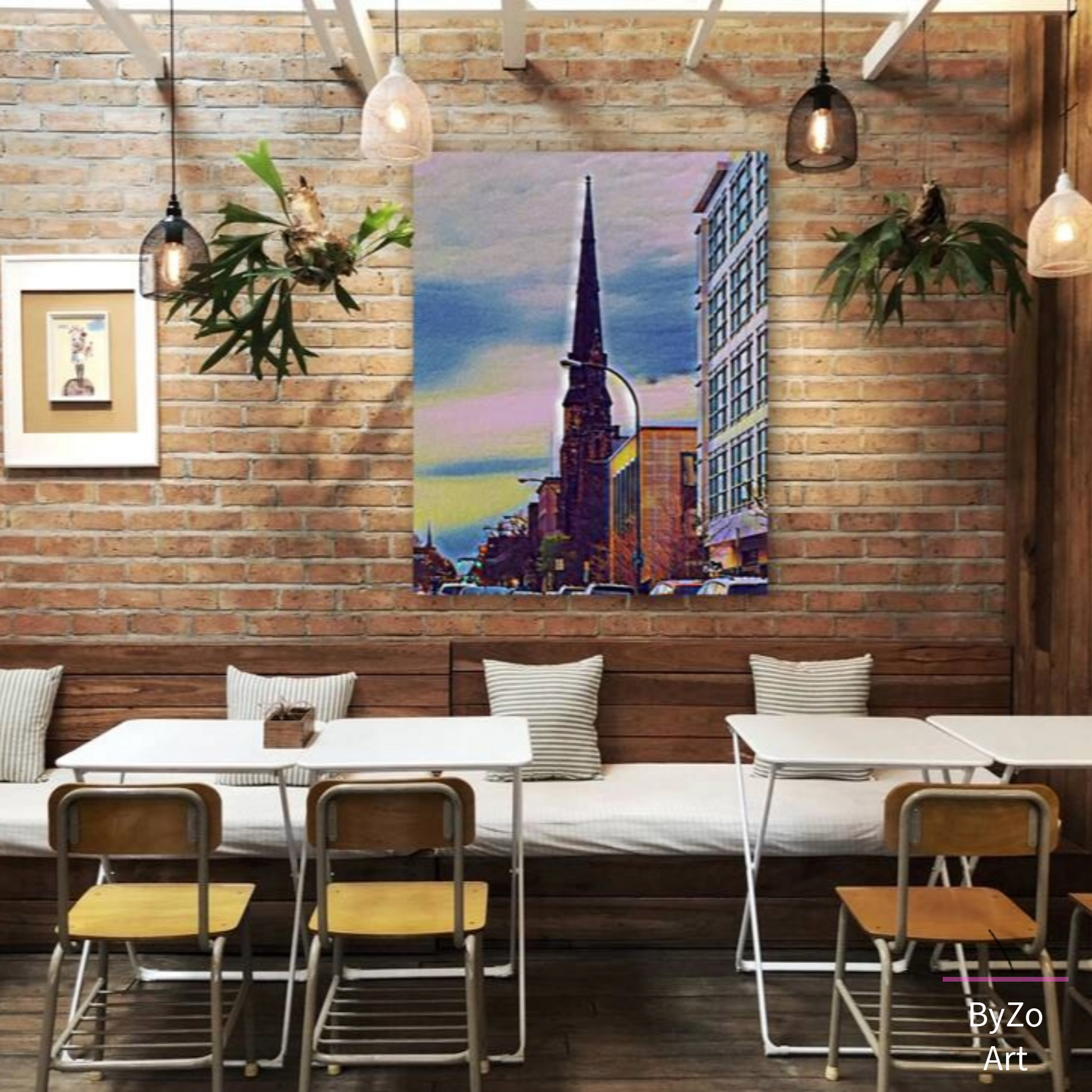 RUSH HOURS Digital Art Derived From Original Photography Of Buffalo New York Cityscapes Pictorem.com