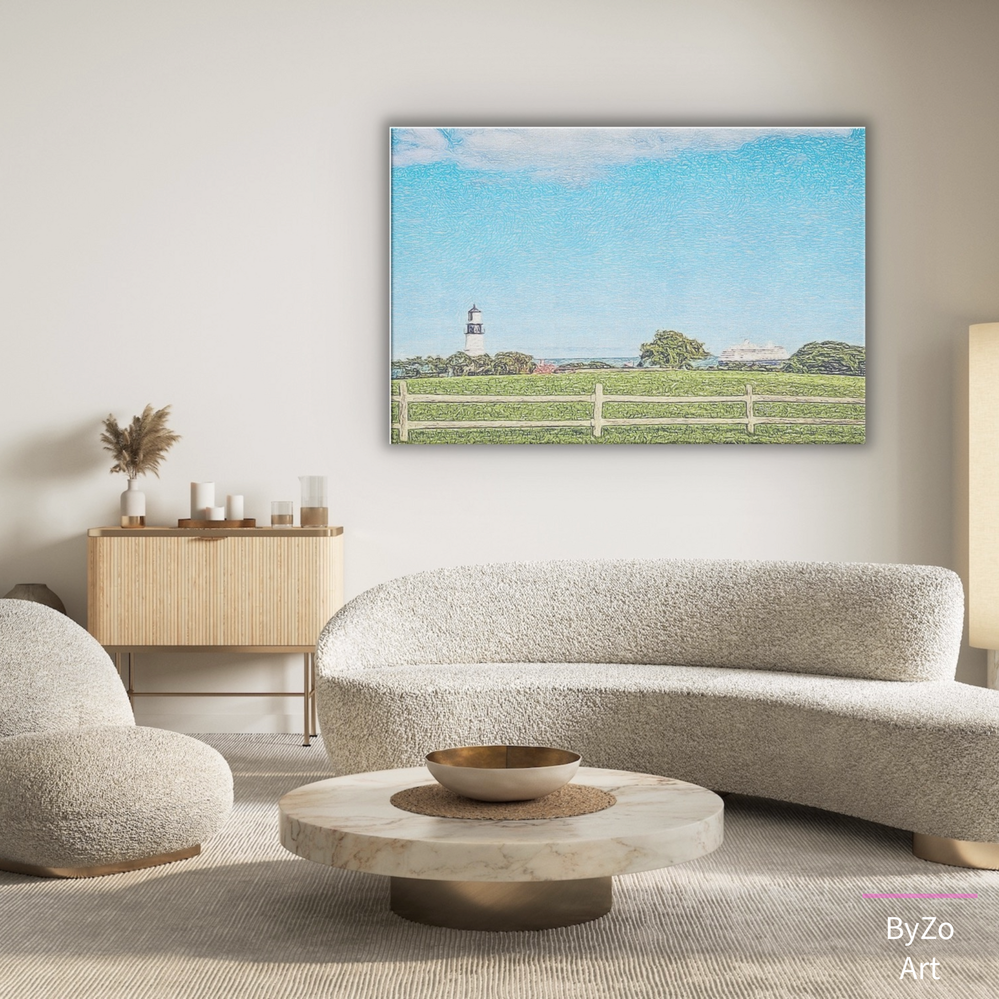 Wrapped Canvas, "Greetings From Maine" Original Art Photography teelaunch