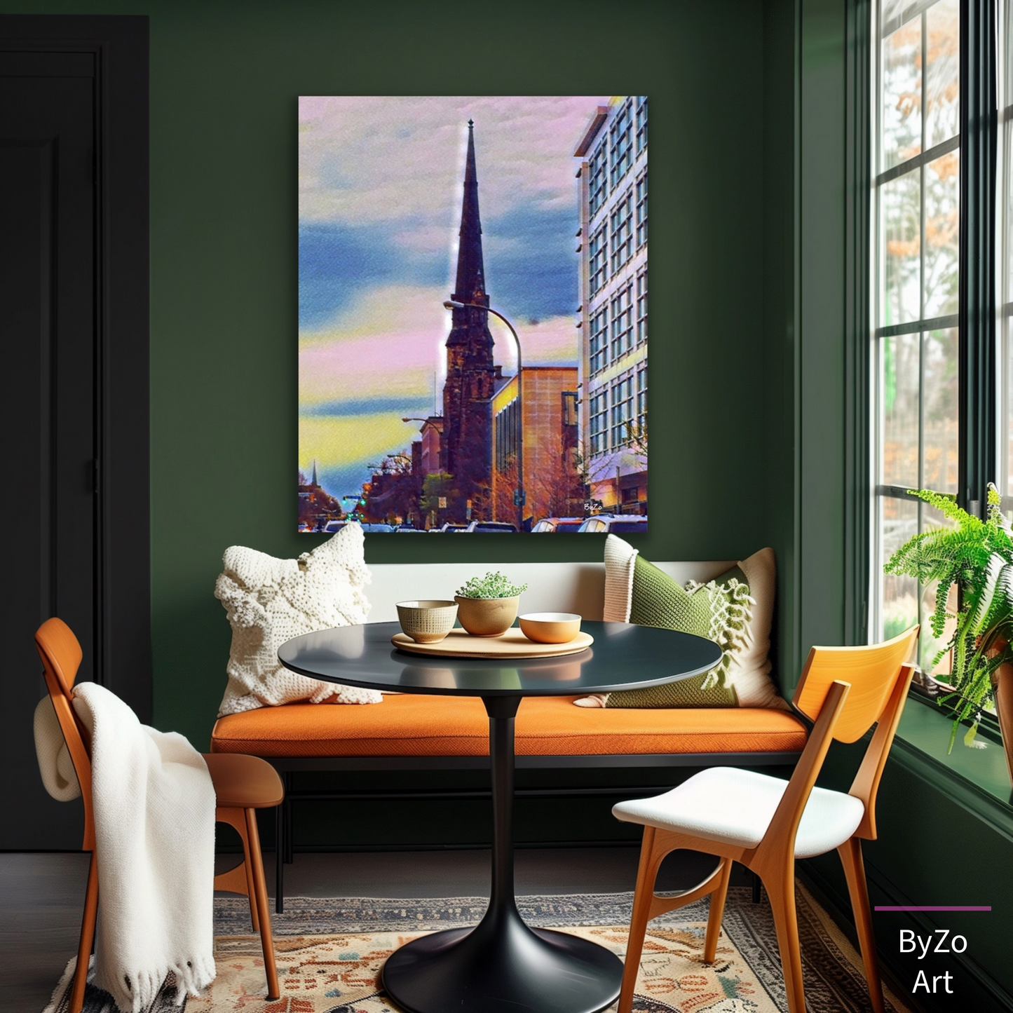 RUSH HOURS Digital Art Derived From Original Photography Of Buffalo New York Cityscapes Pictorem.com