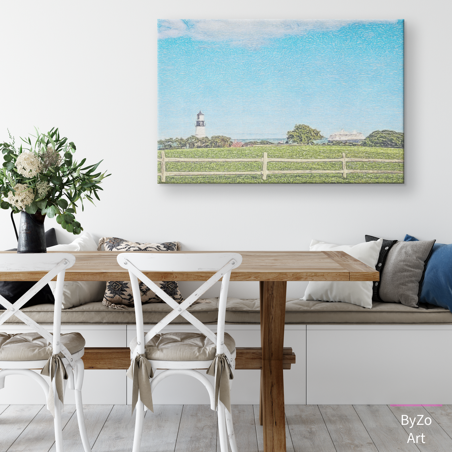 Wrapped Canvas, "Greetings From Maine" Original Art Photography teelaunch