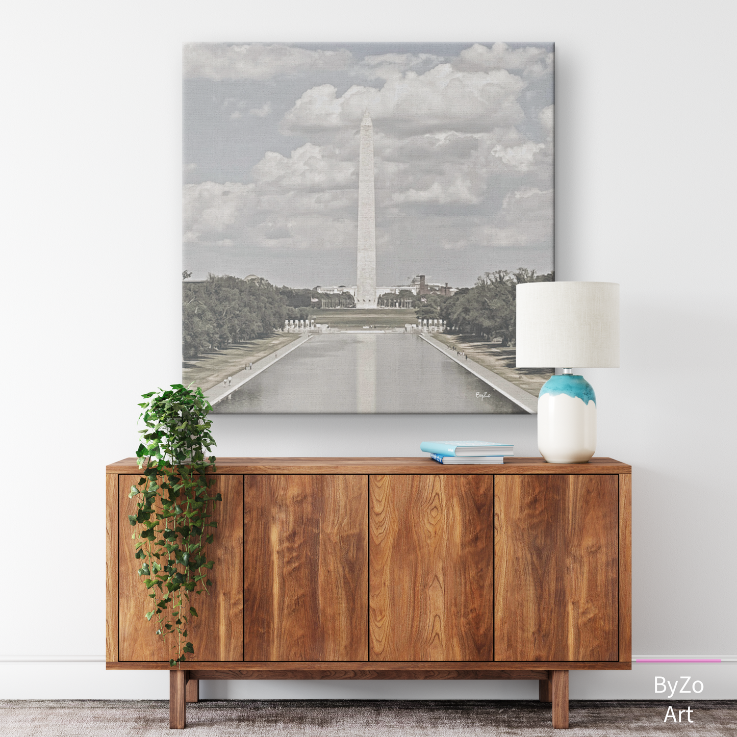 Washington Monument DC, Square Canvas ByZo Art Photography teelaunch