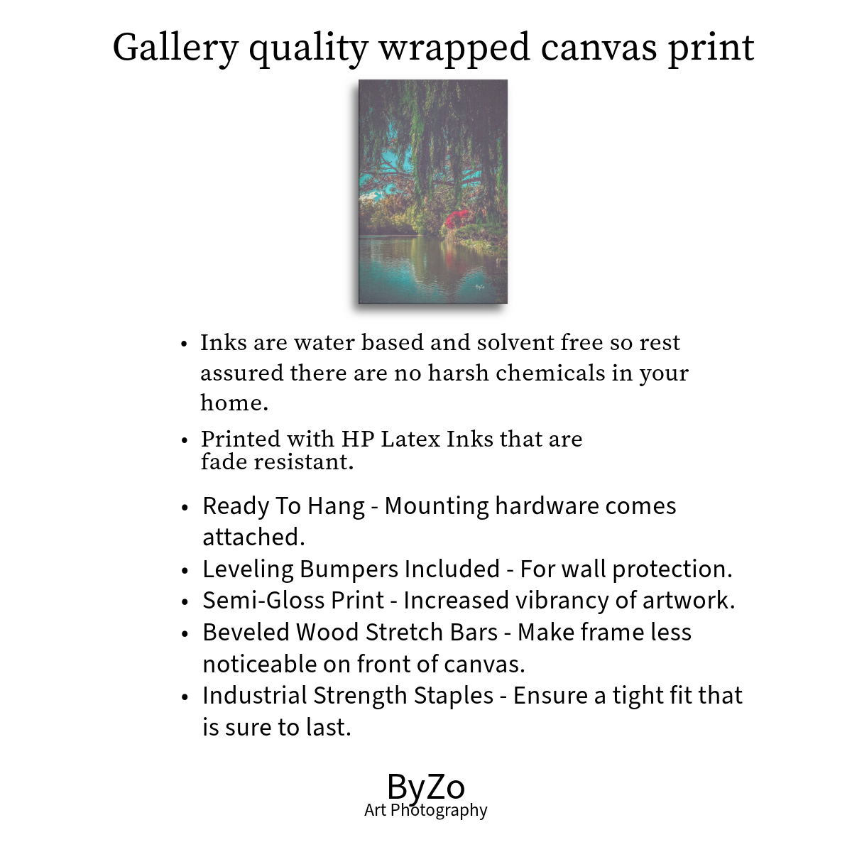 Canvas Print "Autumn Reflections" ByZo Art Photography teelaunch