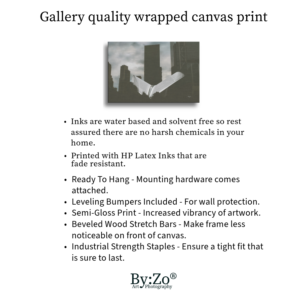 Oculus Wrapped Canvas Print | New York Landmark teelaunch By:Zo