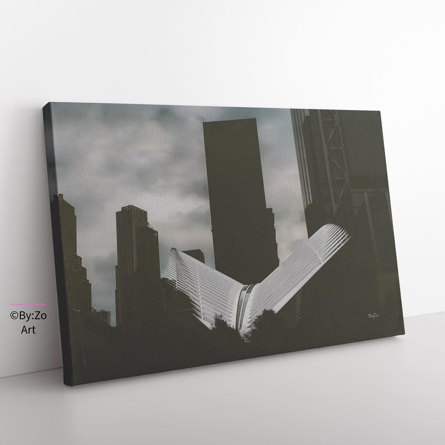 Oculus Wrapped Canvas Print | New York Landmark teelaunch By:Zo