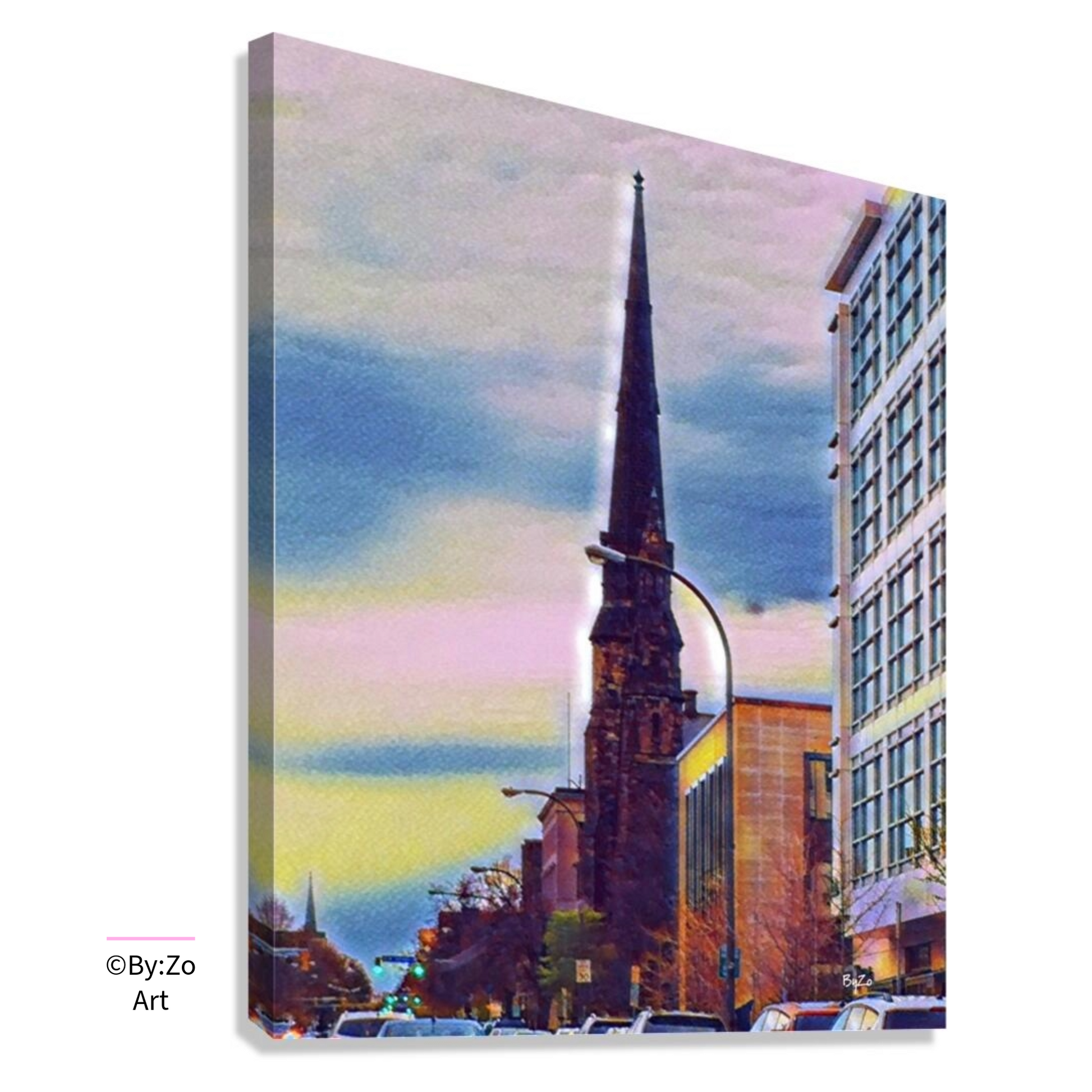 RUSH HOURS Digital Art Derived From Original Photography Of Buffalo New York Cityscapes Pictorem.com