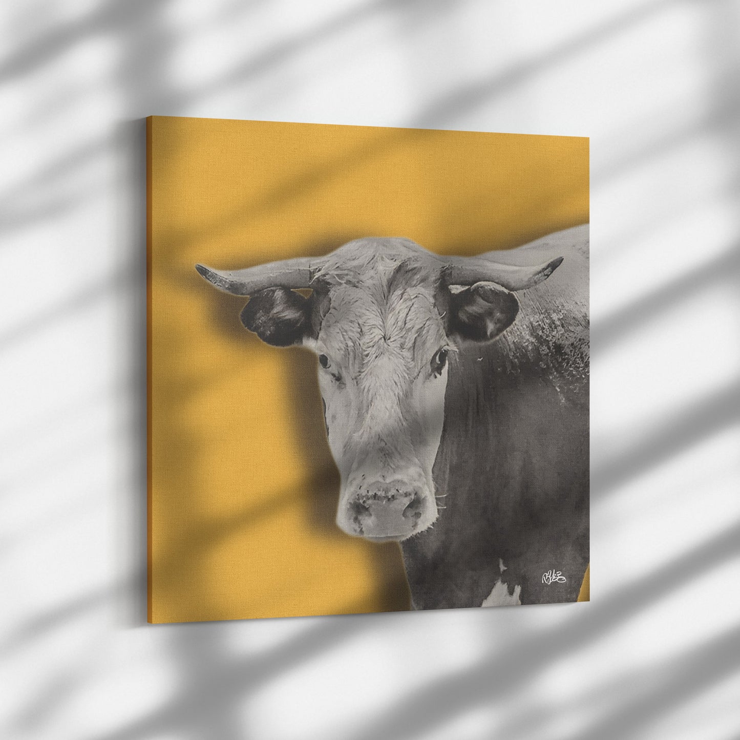 Cow on Canvas teelaunch