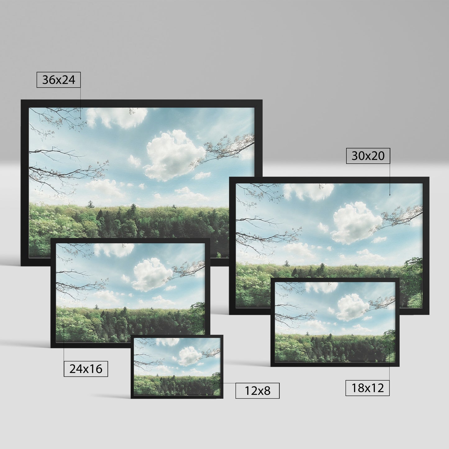 Framed Archival Semi-Gloss Paper, "Dream" Original Landscape Fine Art Photography teelaunch