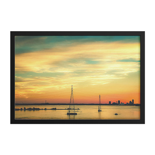 Framed Archival Semi-Gloss Paper, Original August Farewell teelaunch