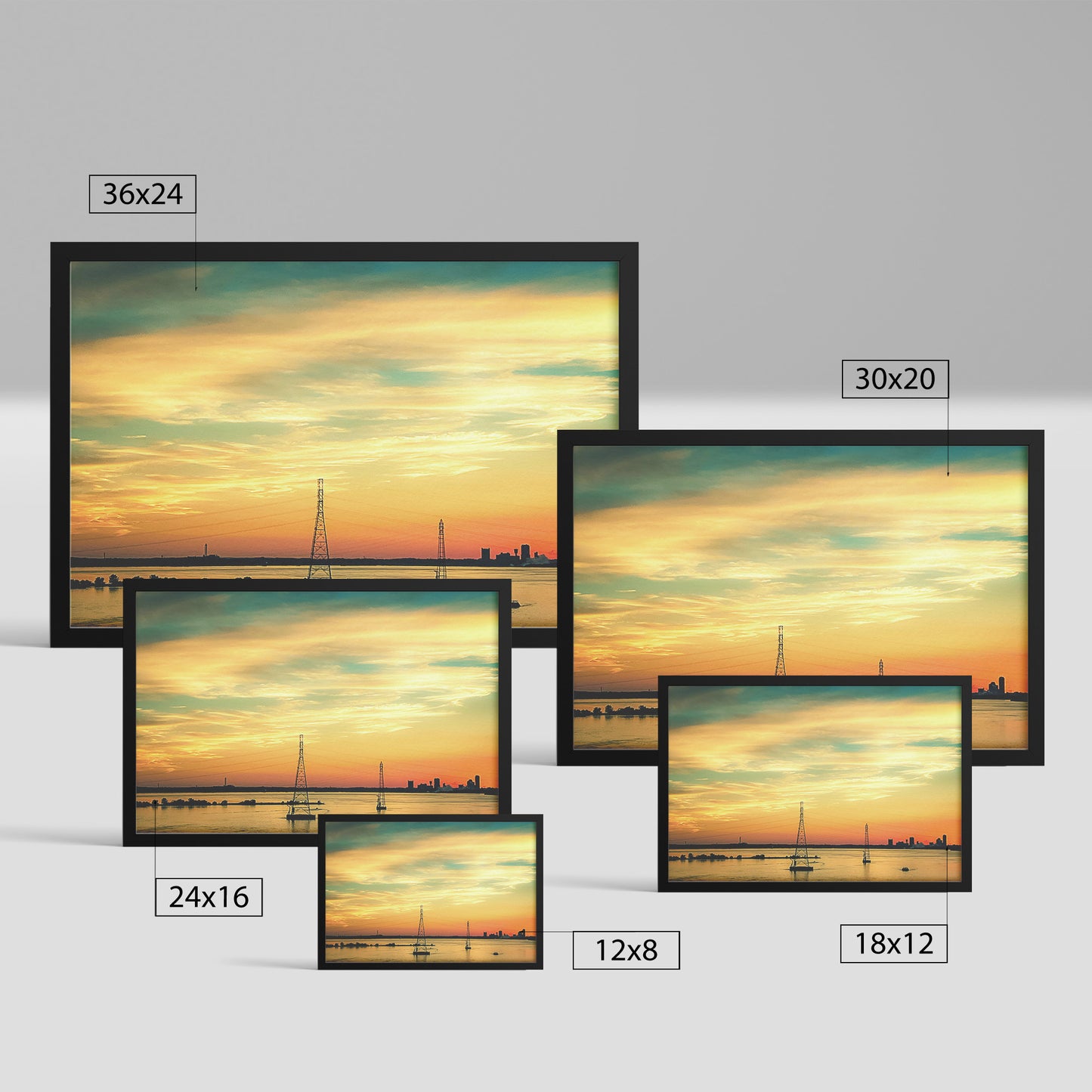 Framed Archival Semi-Gloss Paper, Original August Farewell teelaunch