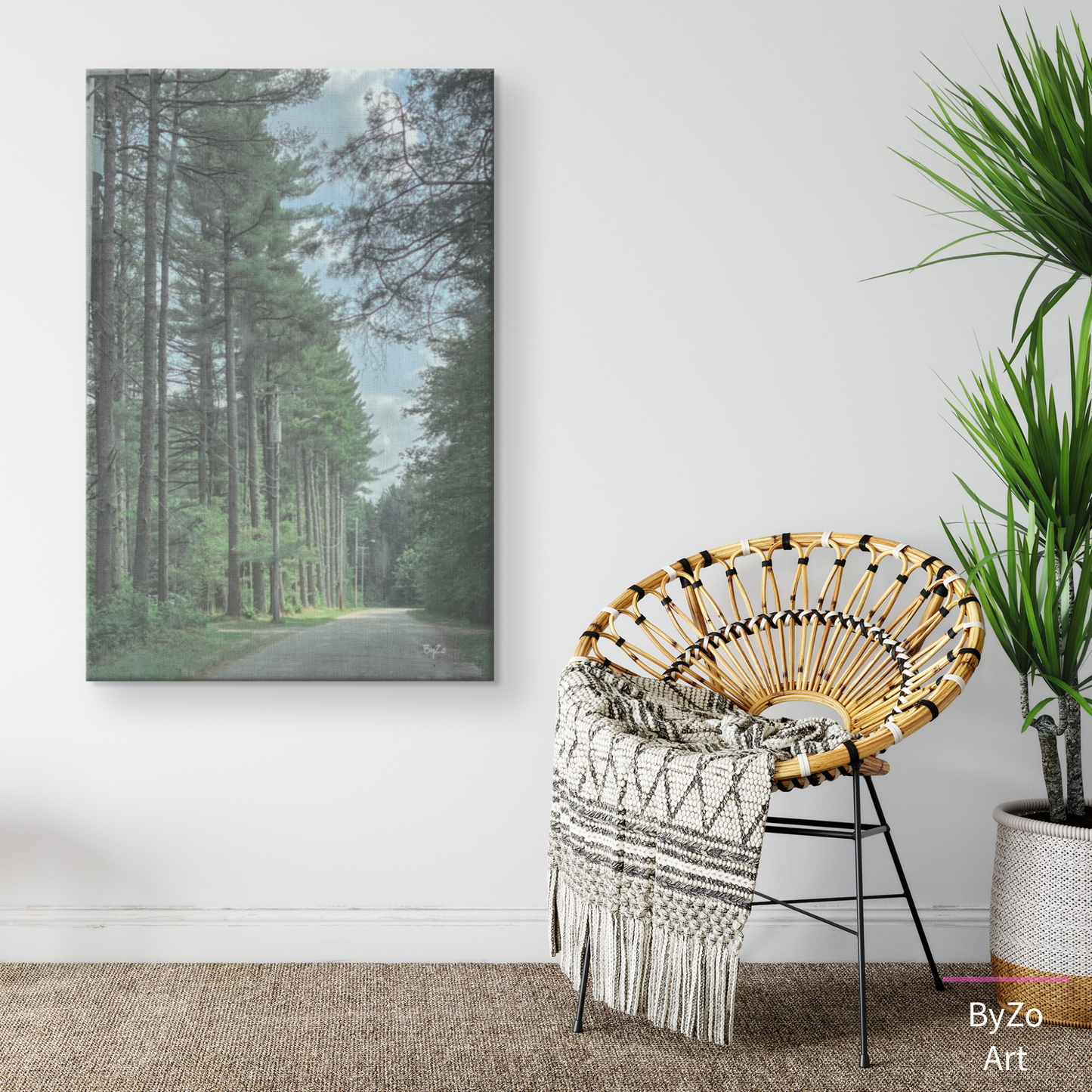 Wrapped Canvas "Trees" ByZo Art Photography teelaunch
