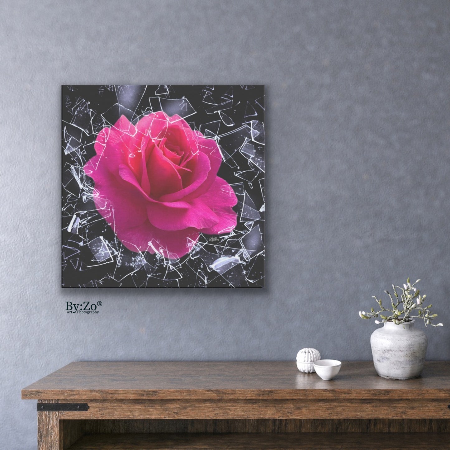 “You Can’t Stop Me” Breaking Free Rose Shatters Ice - By:Zo