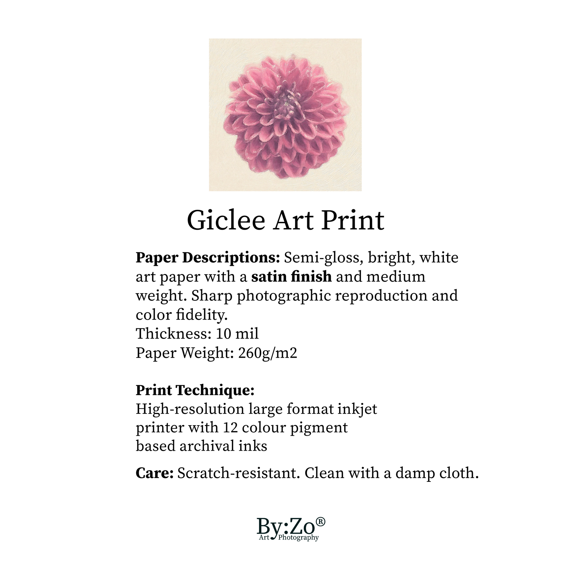 Giclee Art Print ByZo Art Original Photography product details