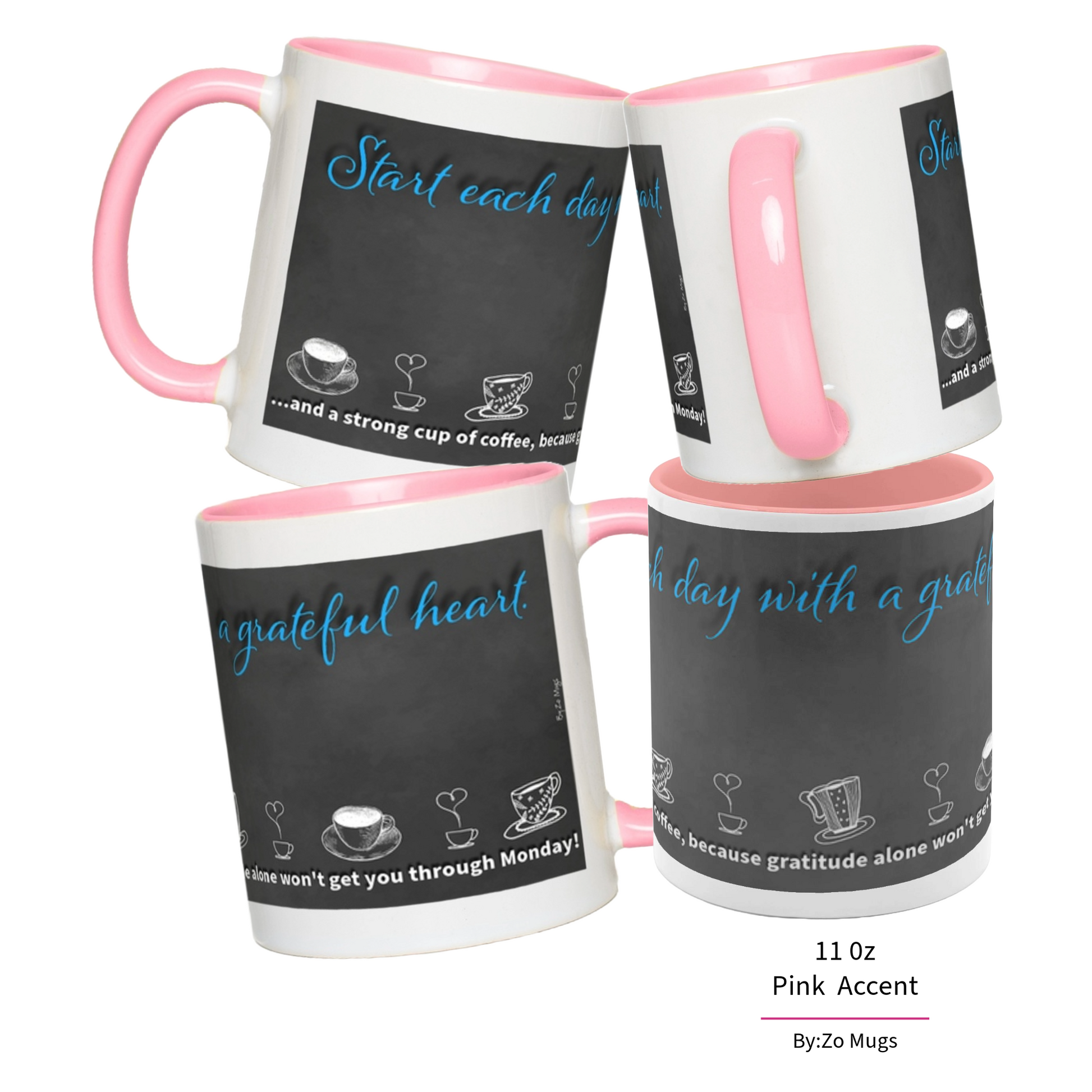 Start Your Day with Humor - Ceramic Mug by ByZo Mugs - By:Zo