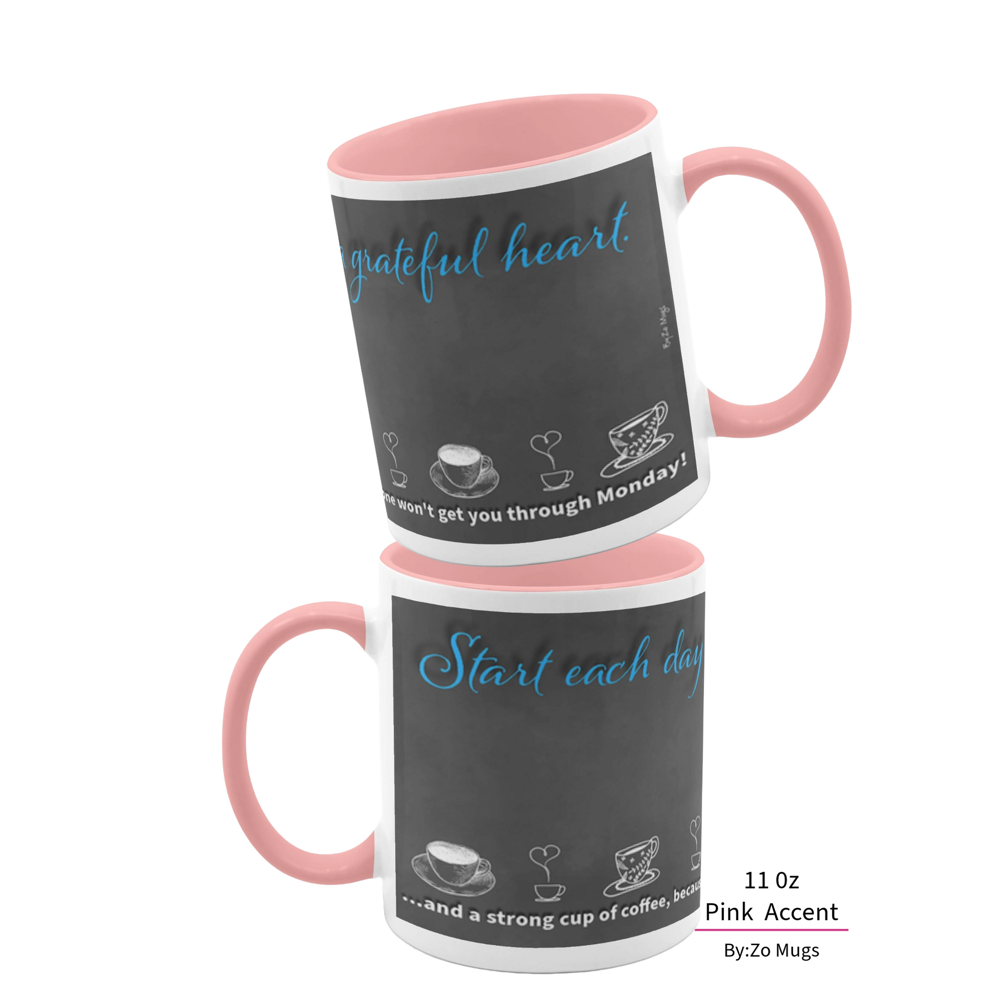 Start Your Day with Humor - Ceramic Mug by ByZo Mugs - By:Zo