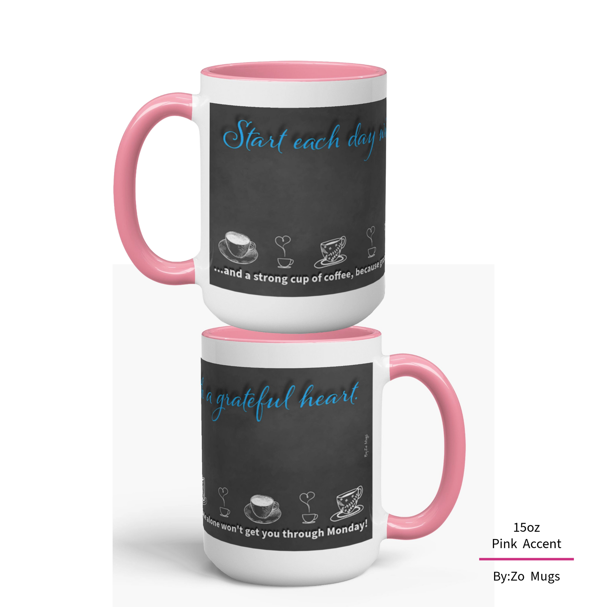 Start Your Day with Humor - Ceramic Mug by ByZo Mugs - By:Zo