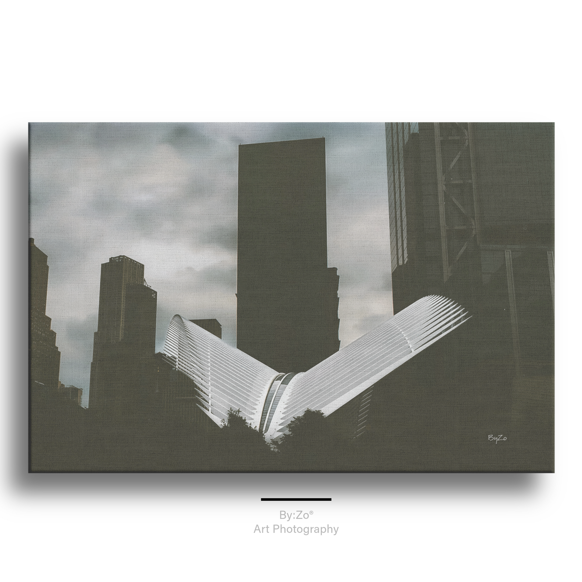 Oculus Wrapped Canvas Print | New York Landmark teelaunch By:Zo
