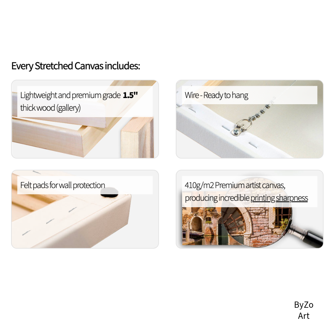 "RUSH HOURS" Buffalo New York Cityscape, ByZo Art Photography Pictorem.com for ByZo Art