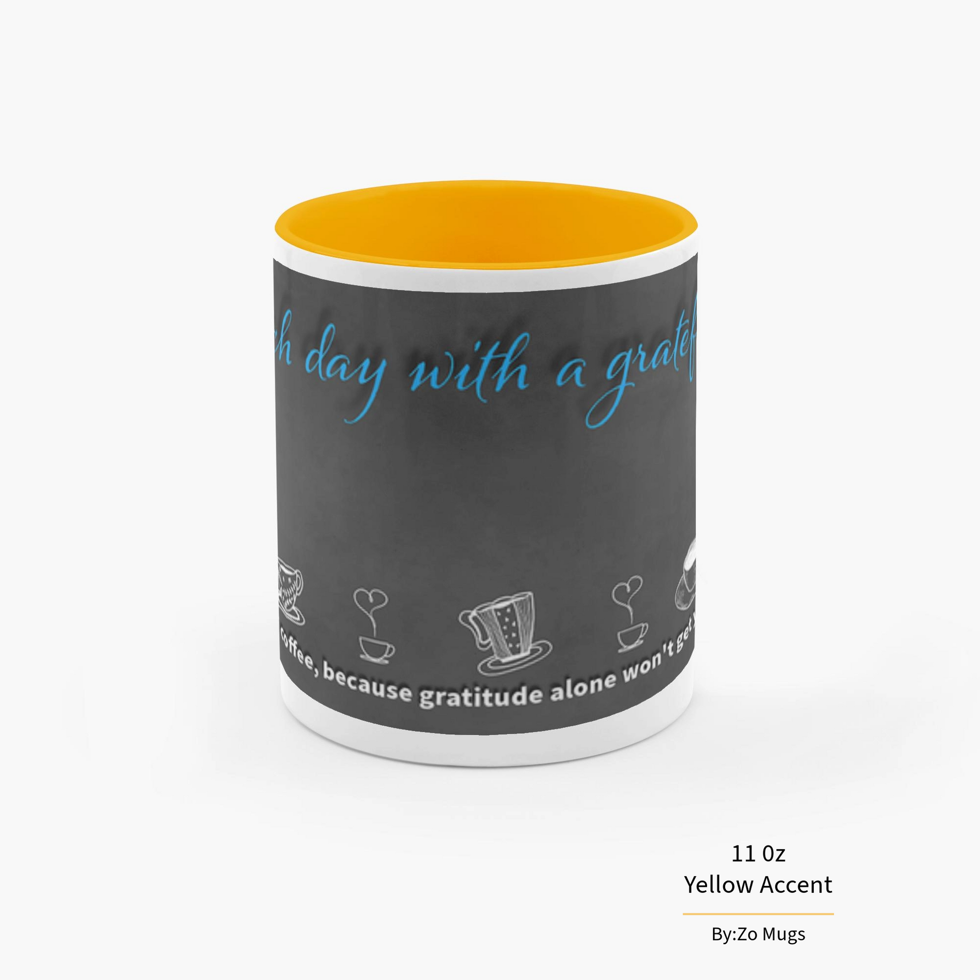 Start Your Day with Humor - Ceramic Mug by ByZo Mugs - By:Zo