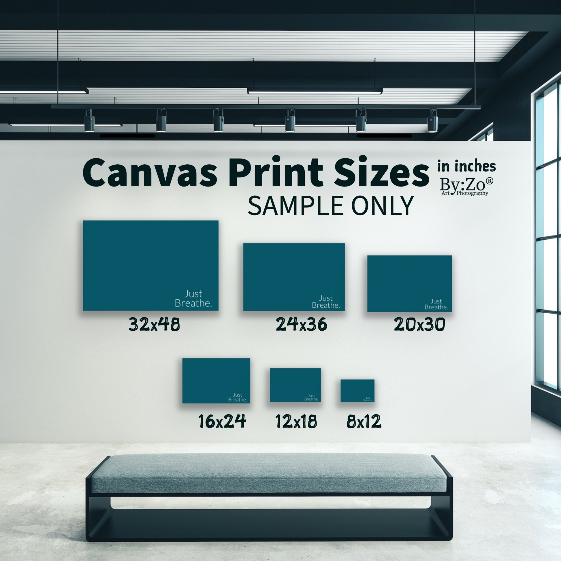 New York City in Gold and Gray on Wrapped Canvas - By:Zo