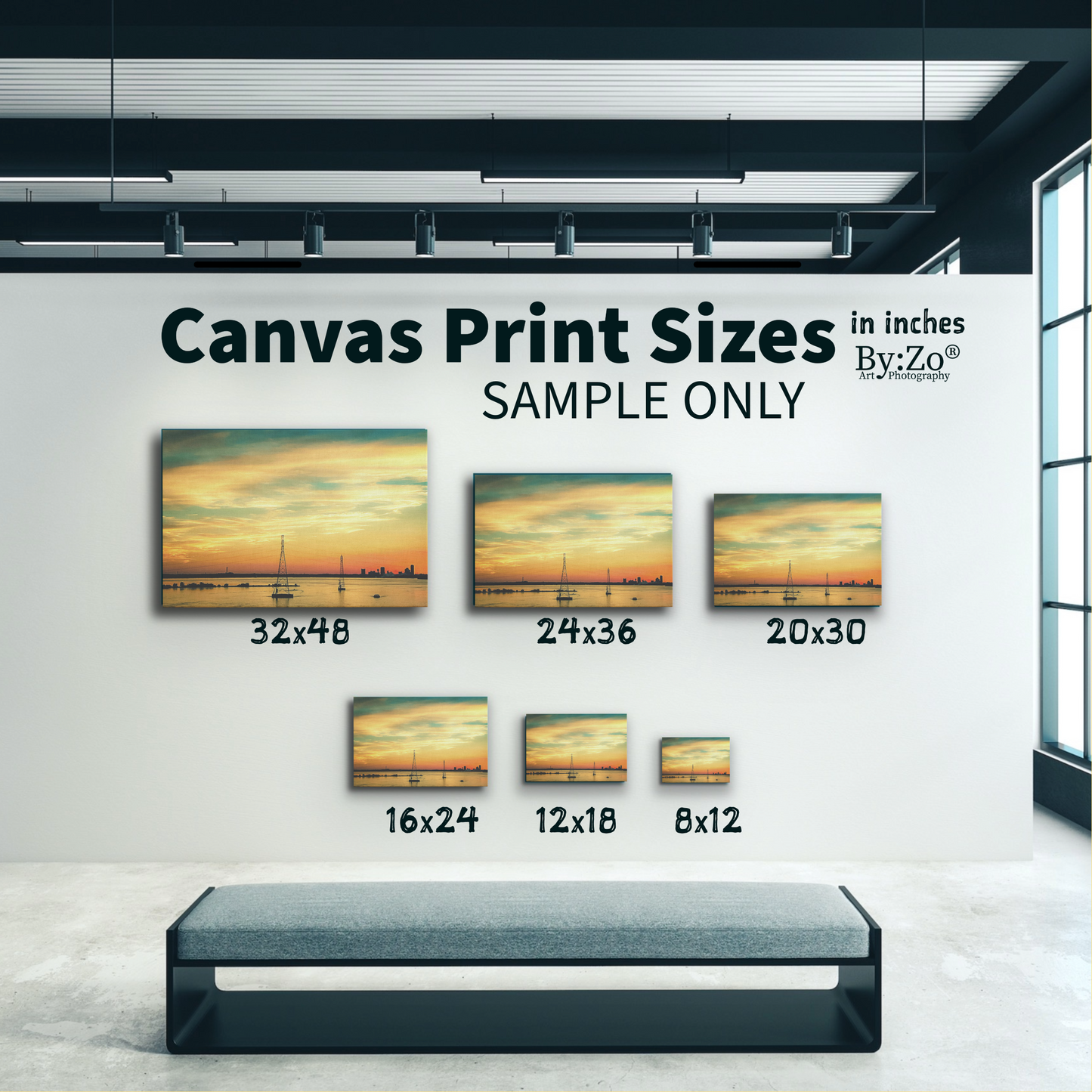 Wrapped Canvas, "August Farewell: A Painted Sky's Promise" teelaunch