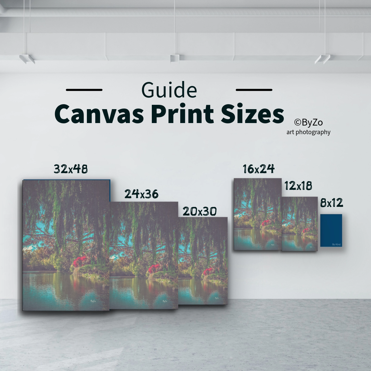 Canvas Print "Autumn Reflections" ByZo Art Photography teelaunch