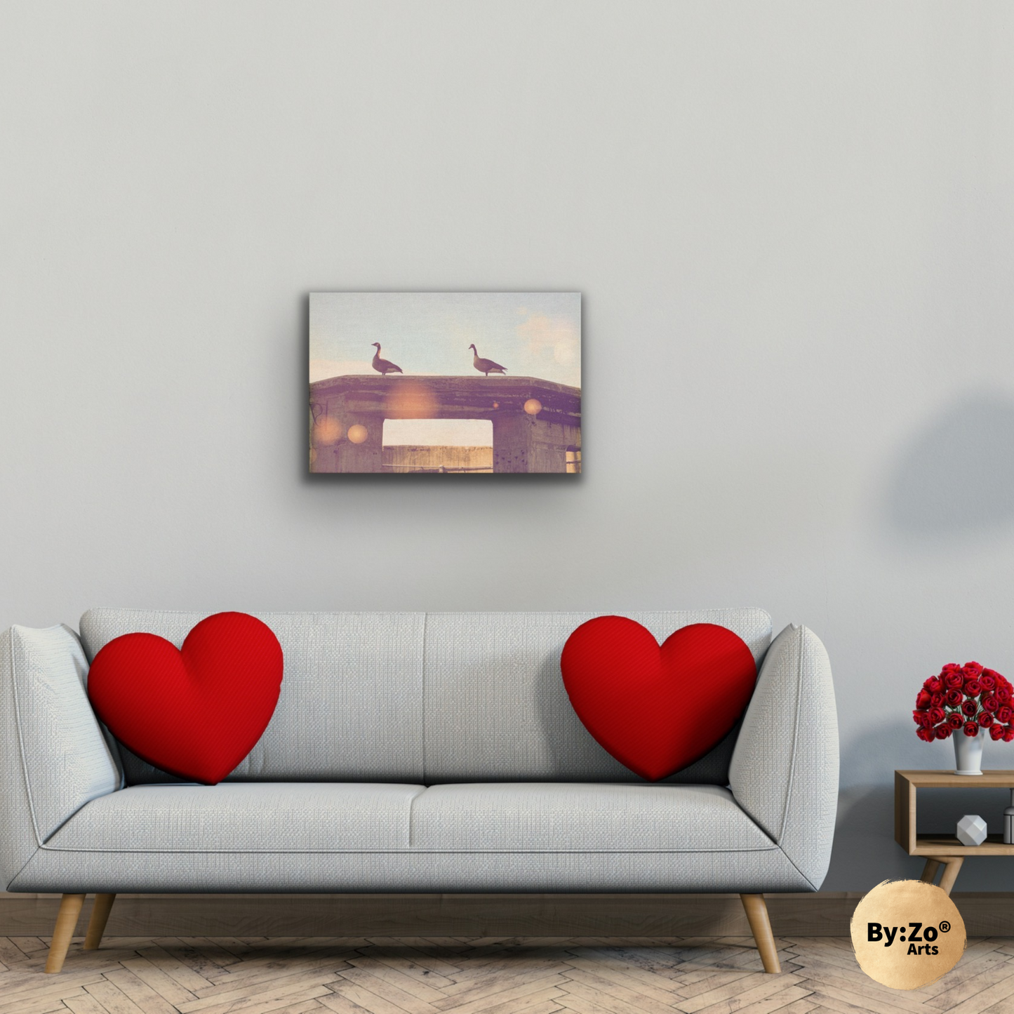 "Geese On Ruins" Fine Art Photography By:Zo® - By:Zo