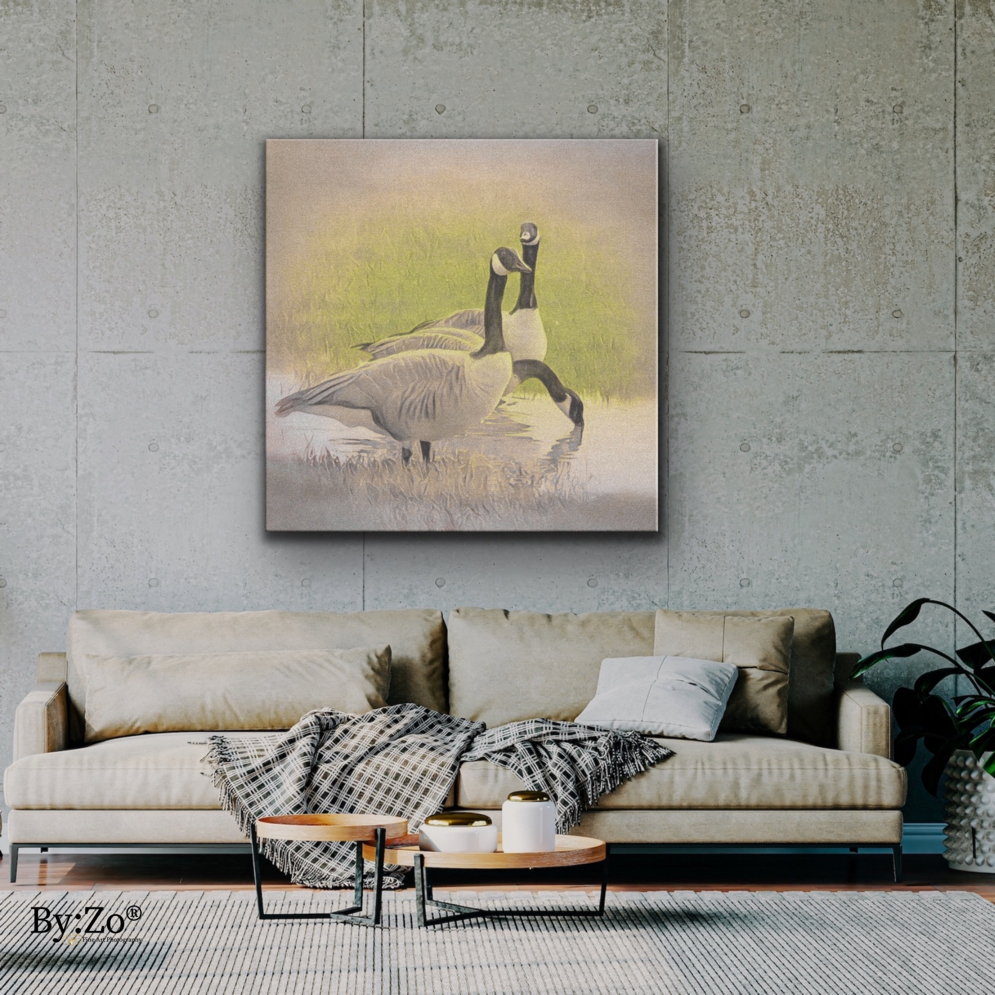 "Geese" Original Fine Art Photography  By:Zo® - By:Zo