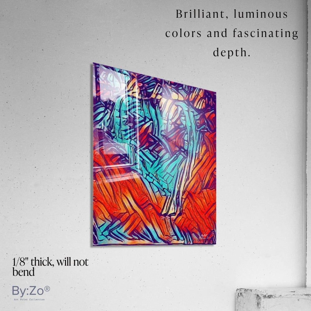 FROSTED HEART Abstract Digital Art  from Sketch By:Zo® - By:Zo