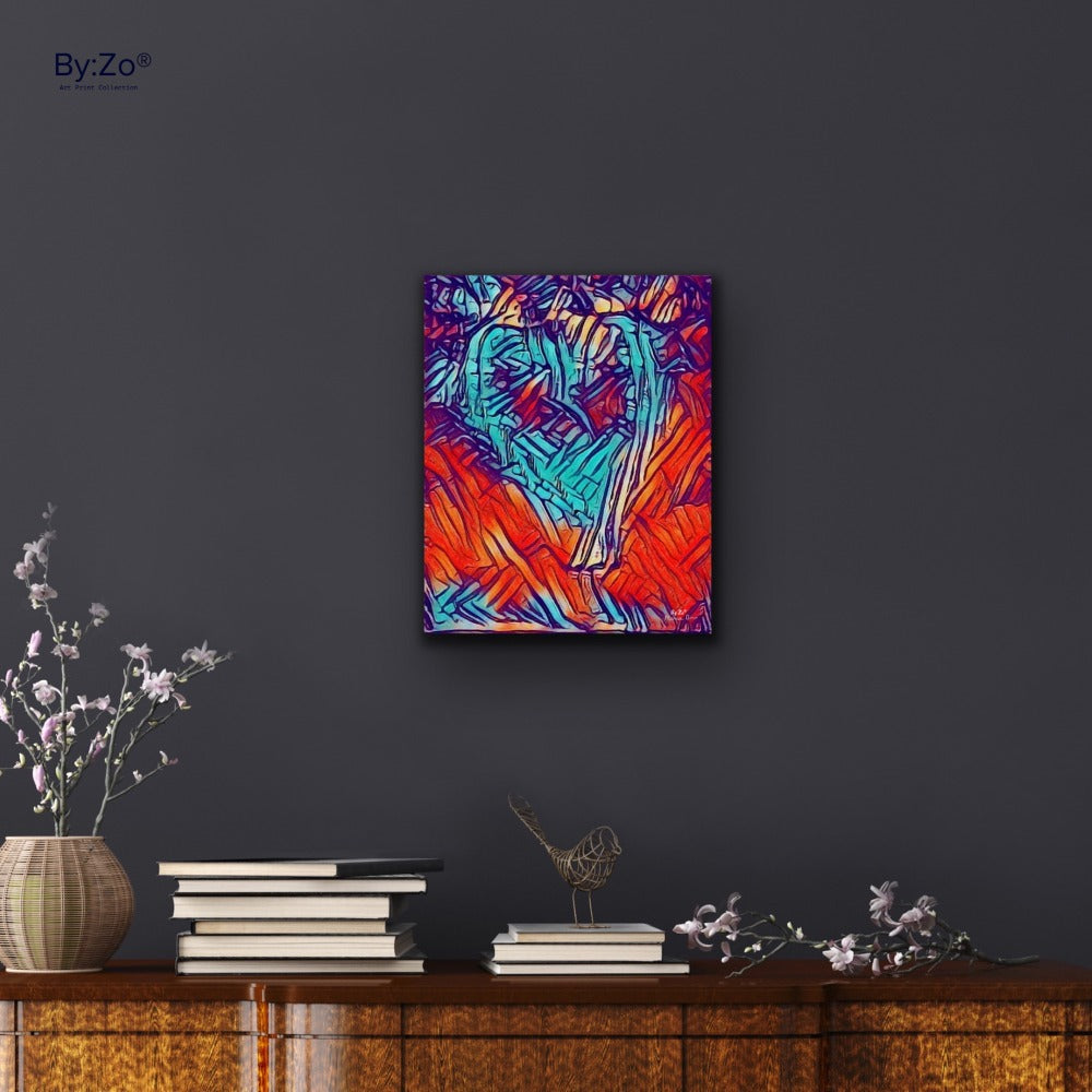 FROSTED HEART Abstract Digital Art  from Sketch By:Zo® - By:Zo