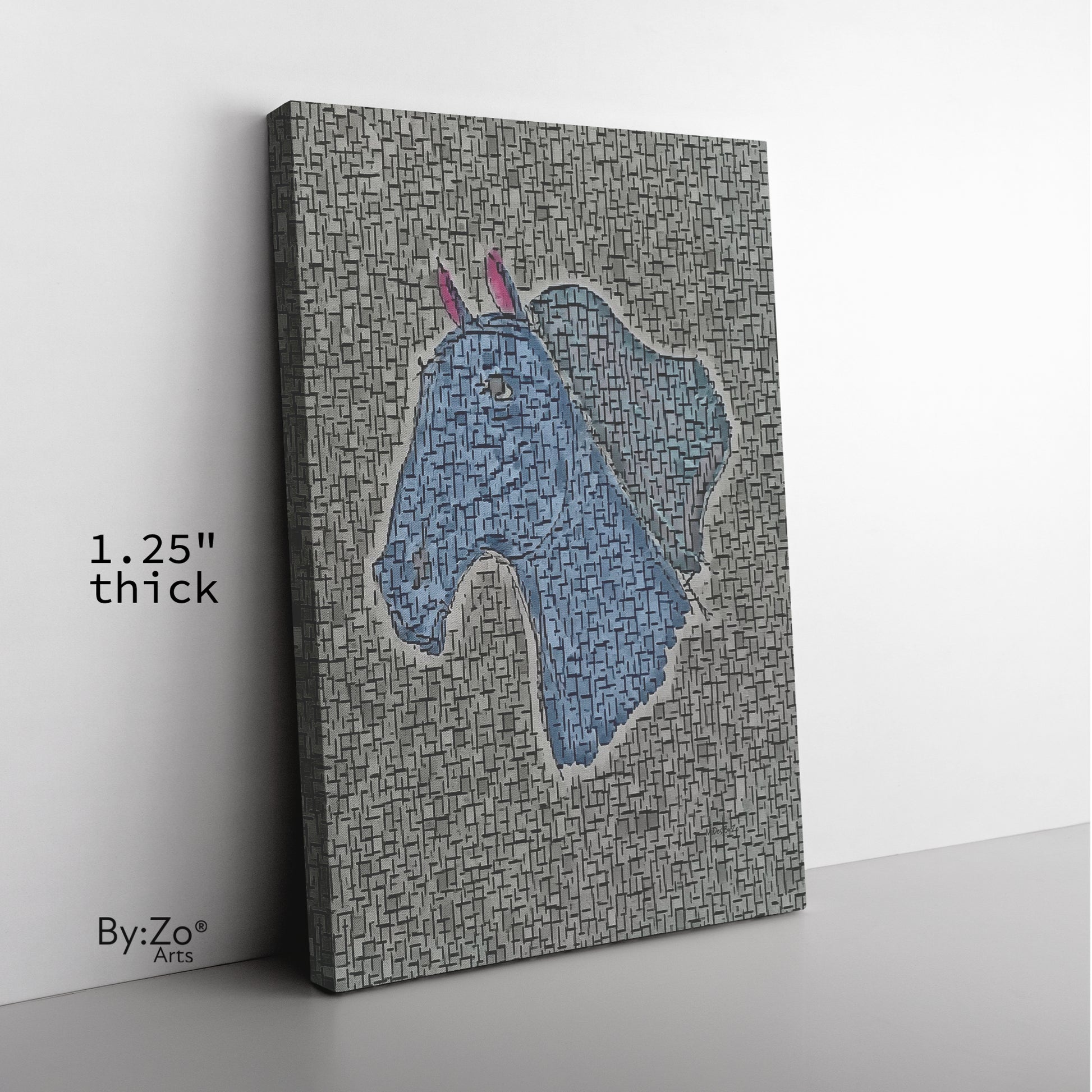 "Brave" Original Horse Illustration Fine Art ByZo Arts - By:Zo